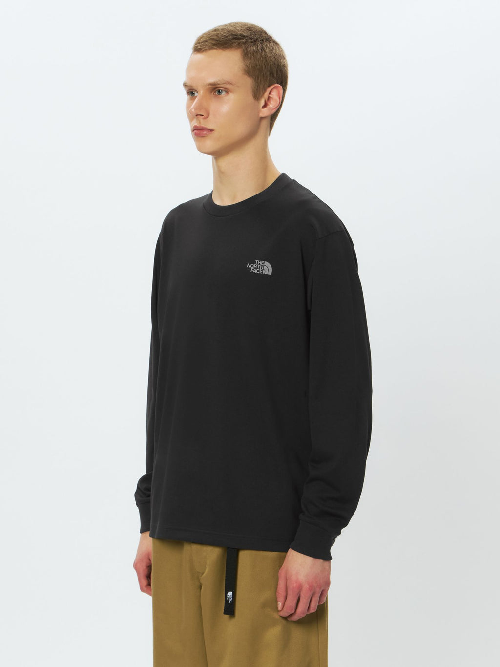 Long Sleeve Back Square Logo Tee (Men)