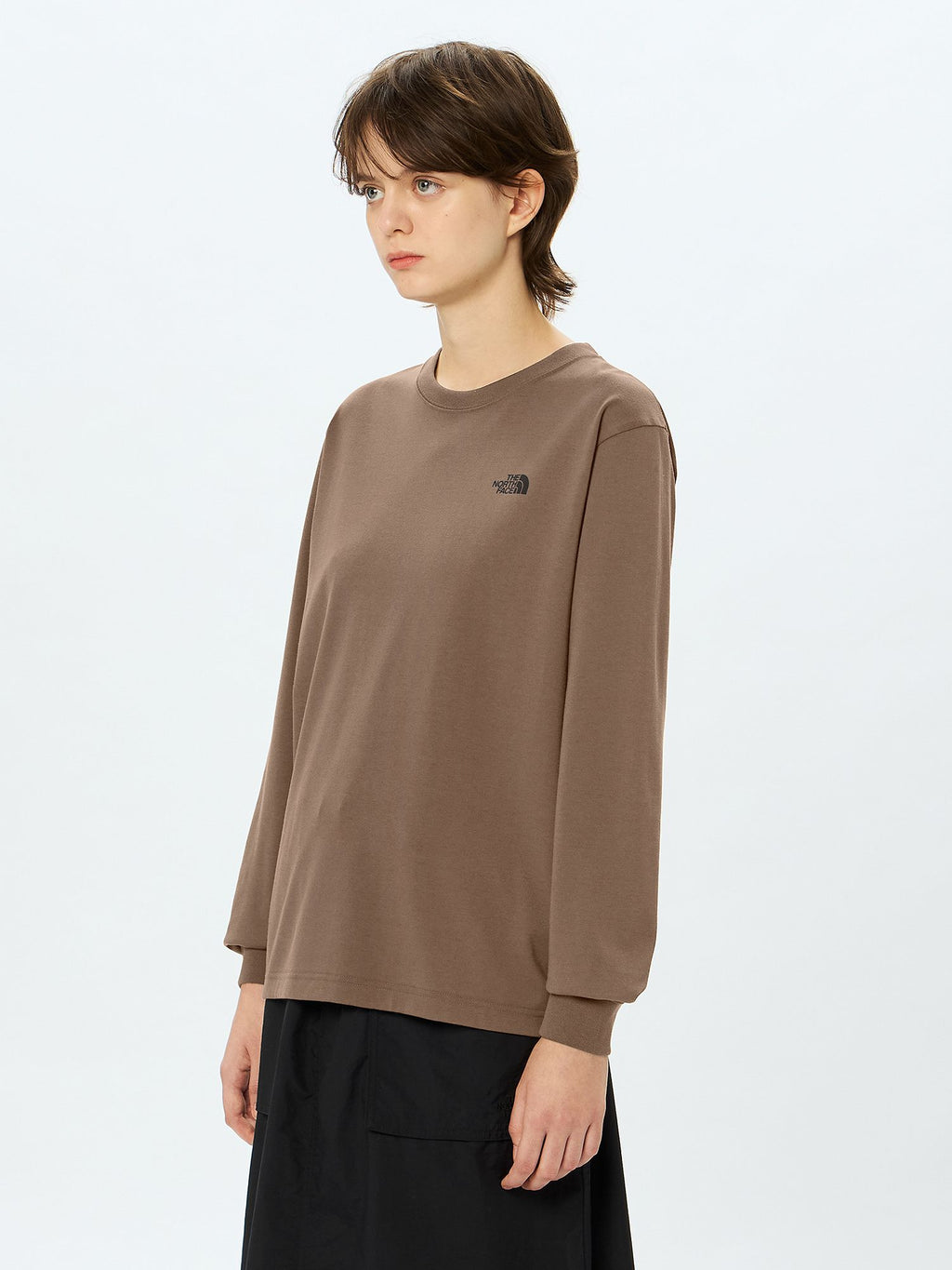 Long Sleeve Back Square Logo Tee (Women's)