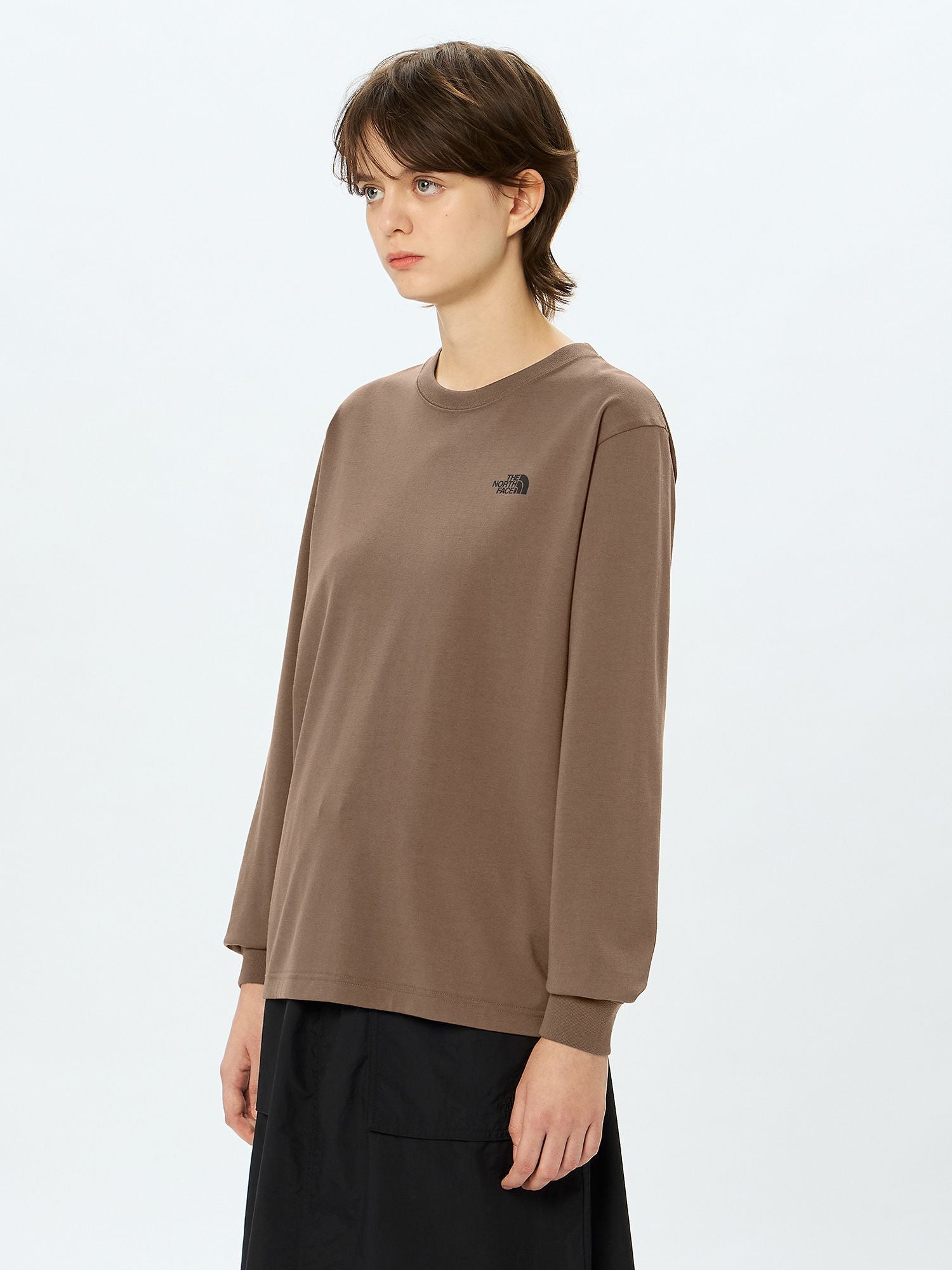 Long Sleeve Back Square Logo Tee (Women's)