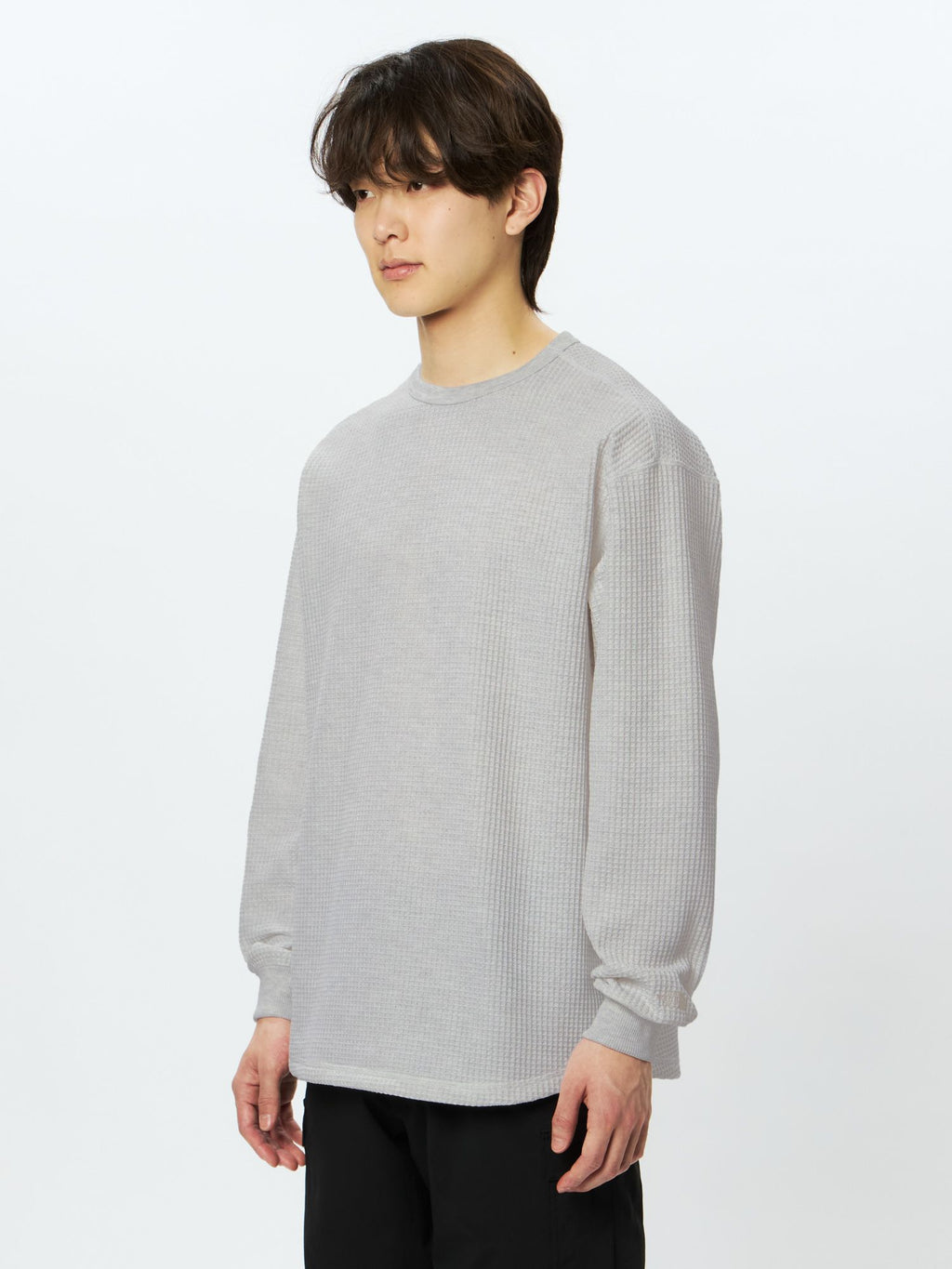 Long Sleeve Warm Waffle Crew (Unisex)