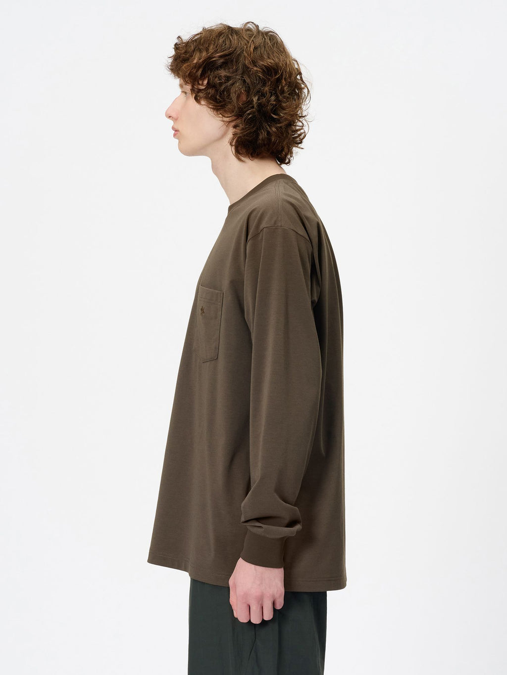 Oversized Pocket Long Sleeve T-Shirt (Unisex)