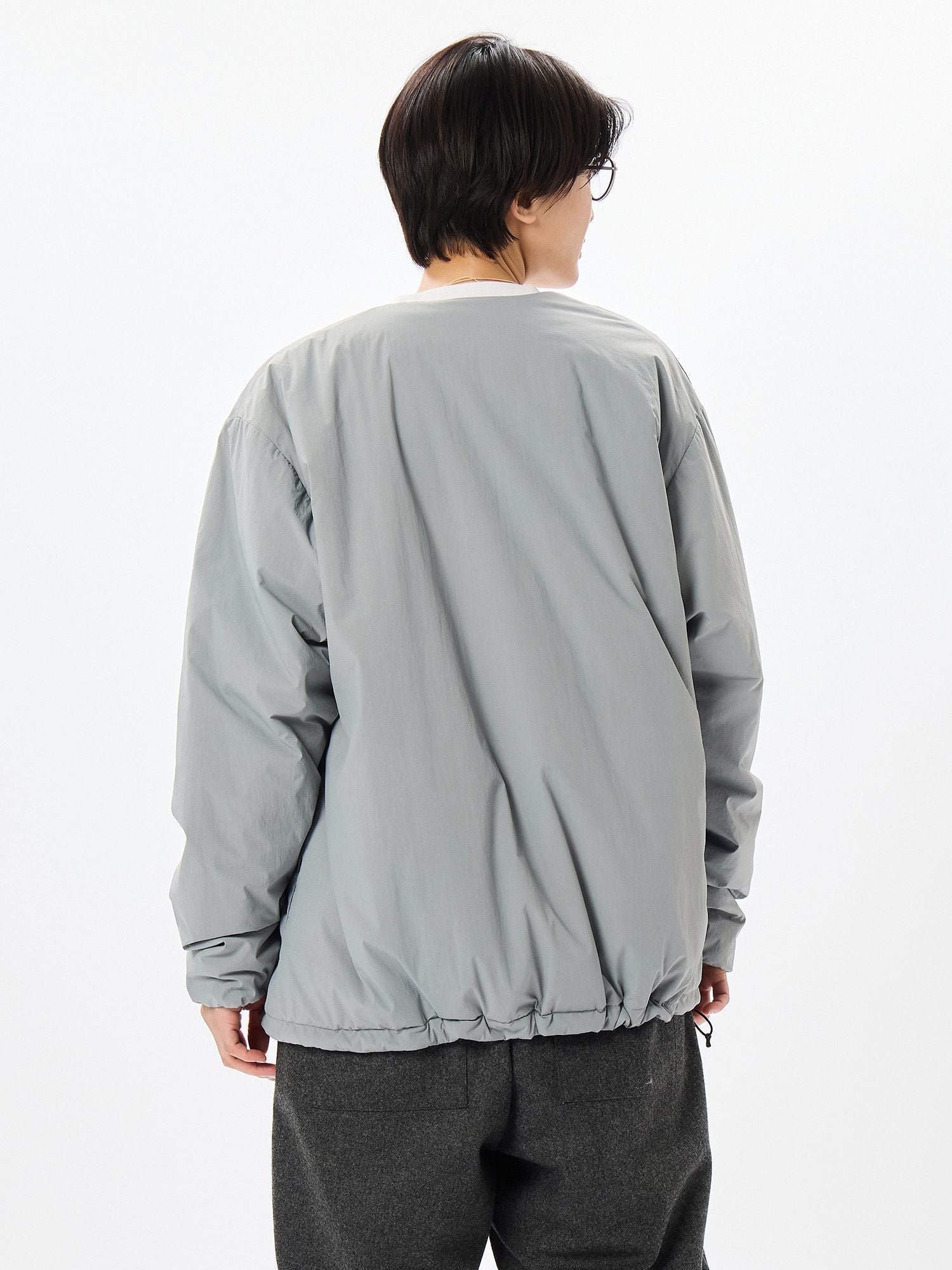 Ice Village / Padded No Collar Jacket (Unisex)