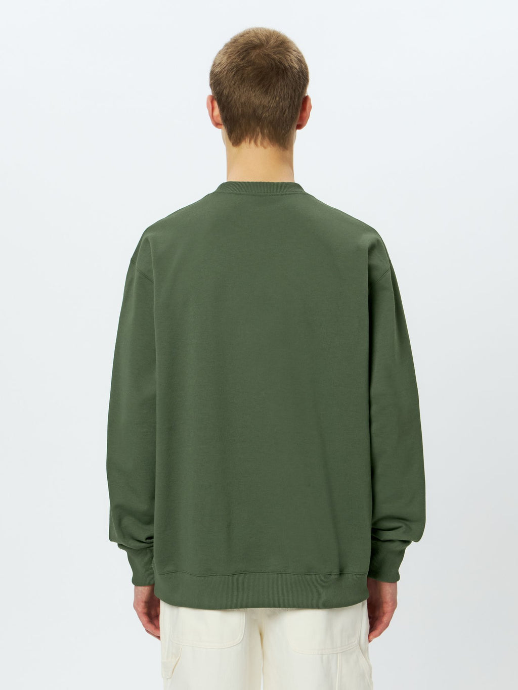 Small Logo Heather Sweat Crew (Unisex)