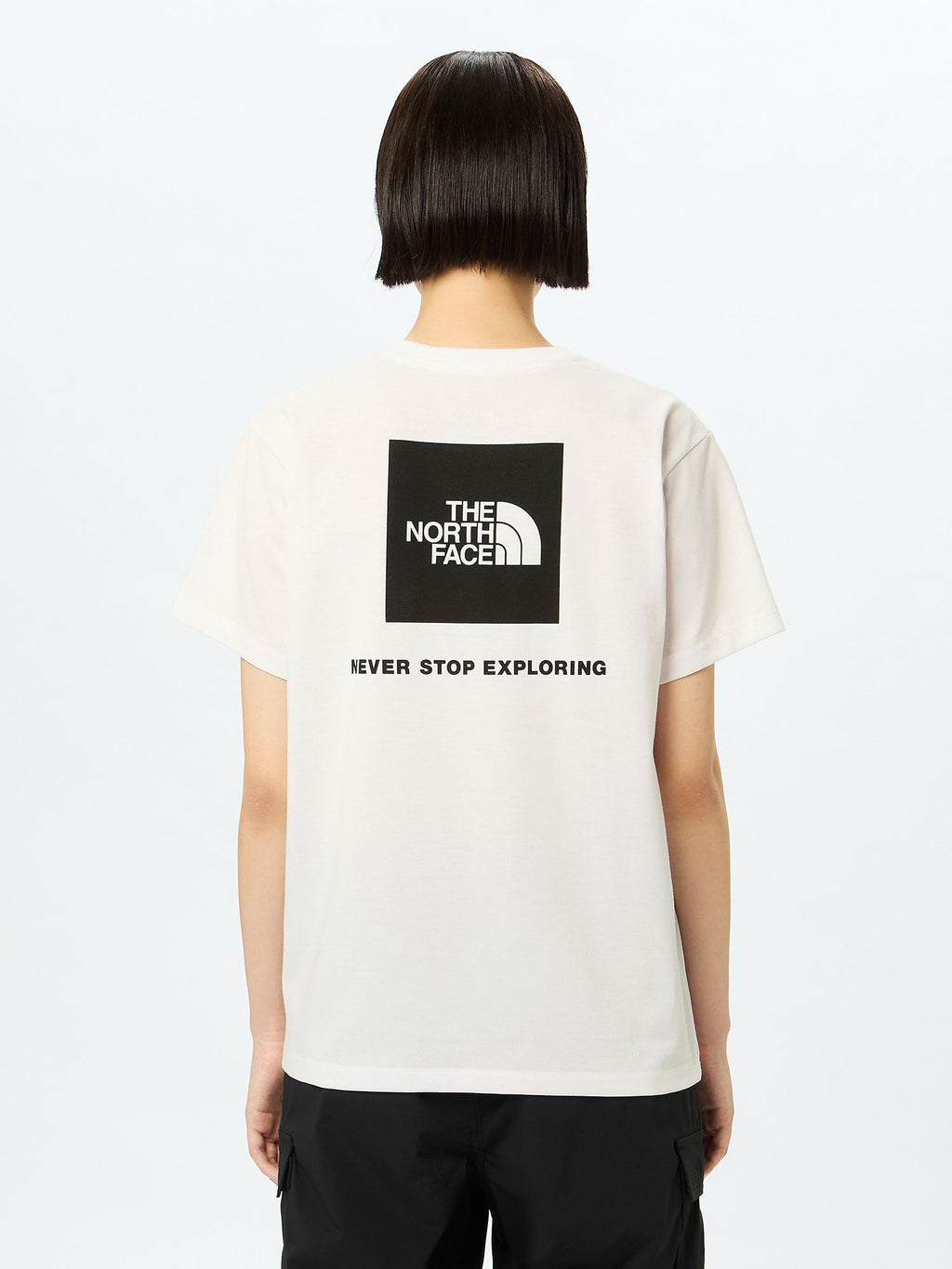 Short Sleeve Back Square Logo Tee (Women's)