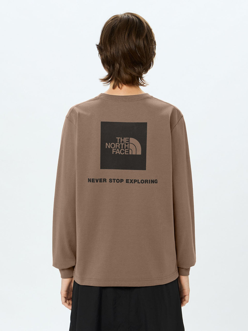 Long Sleeve Back Square Logo Tee (Women's)