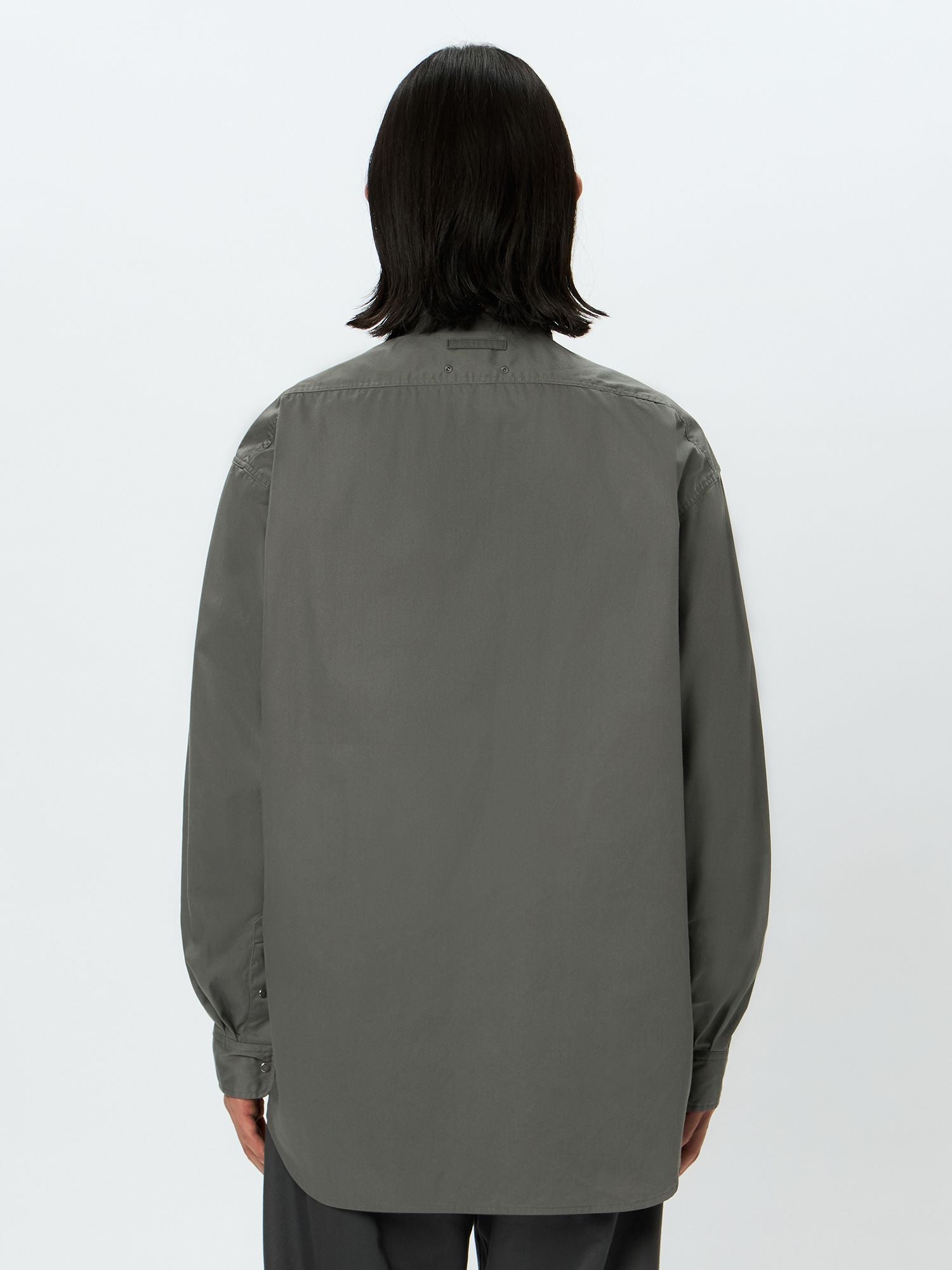 Long Sleeve Box Steady Chino Shirt (Unisex)