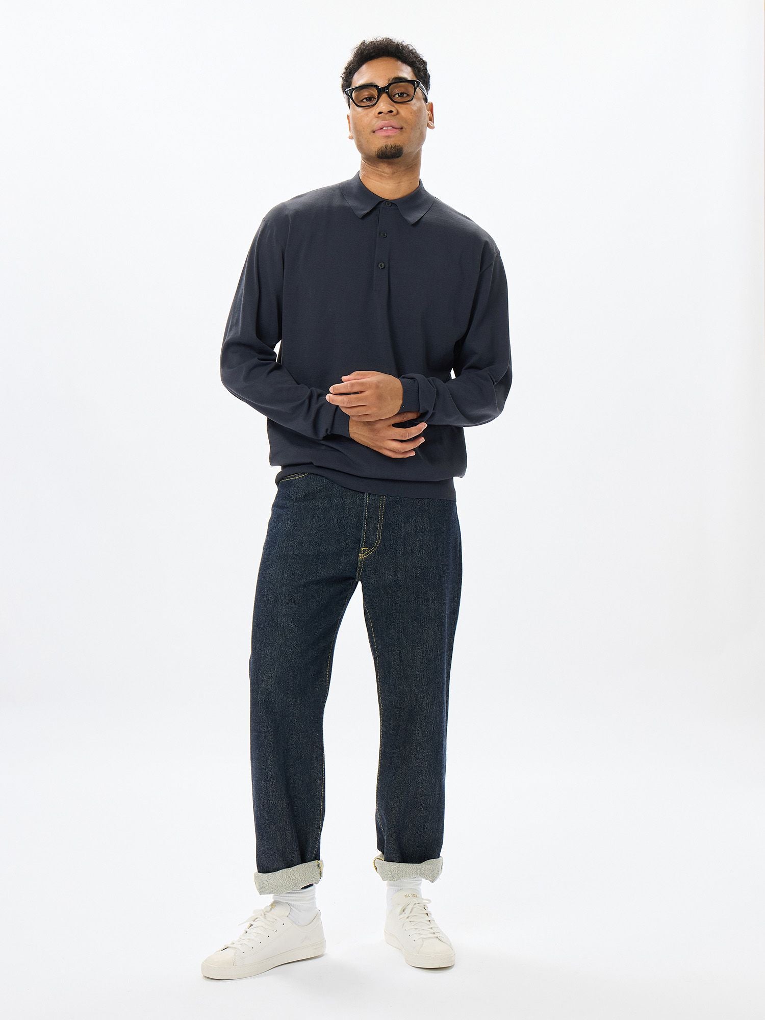 Komelina / Long Sleeve Polo (Unisex)