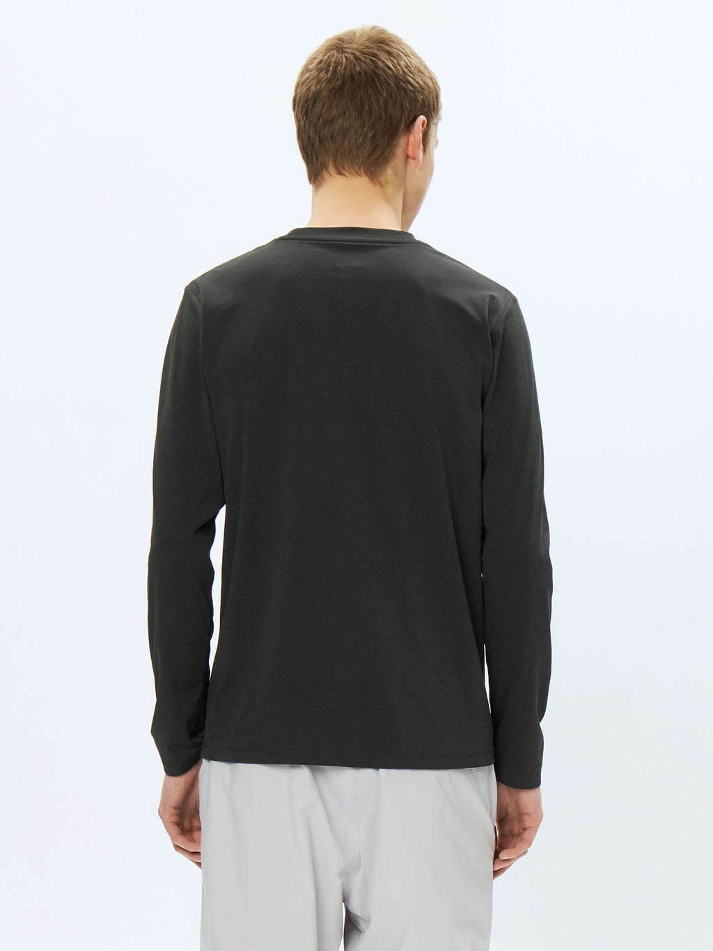 Hae Long Sleeve Small Logo Crew (Unisex)