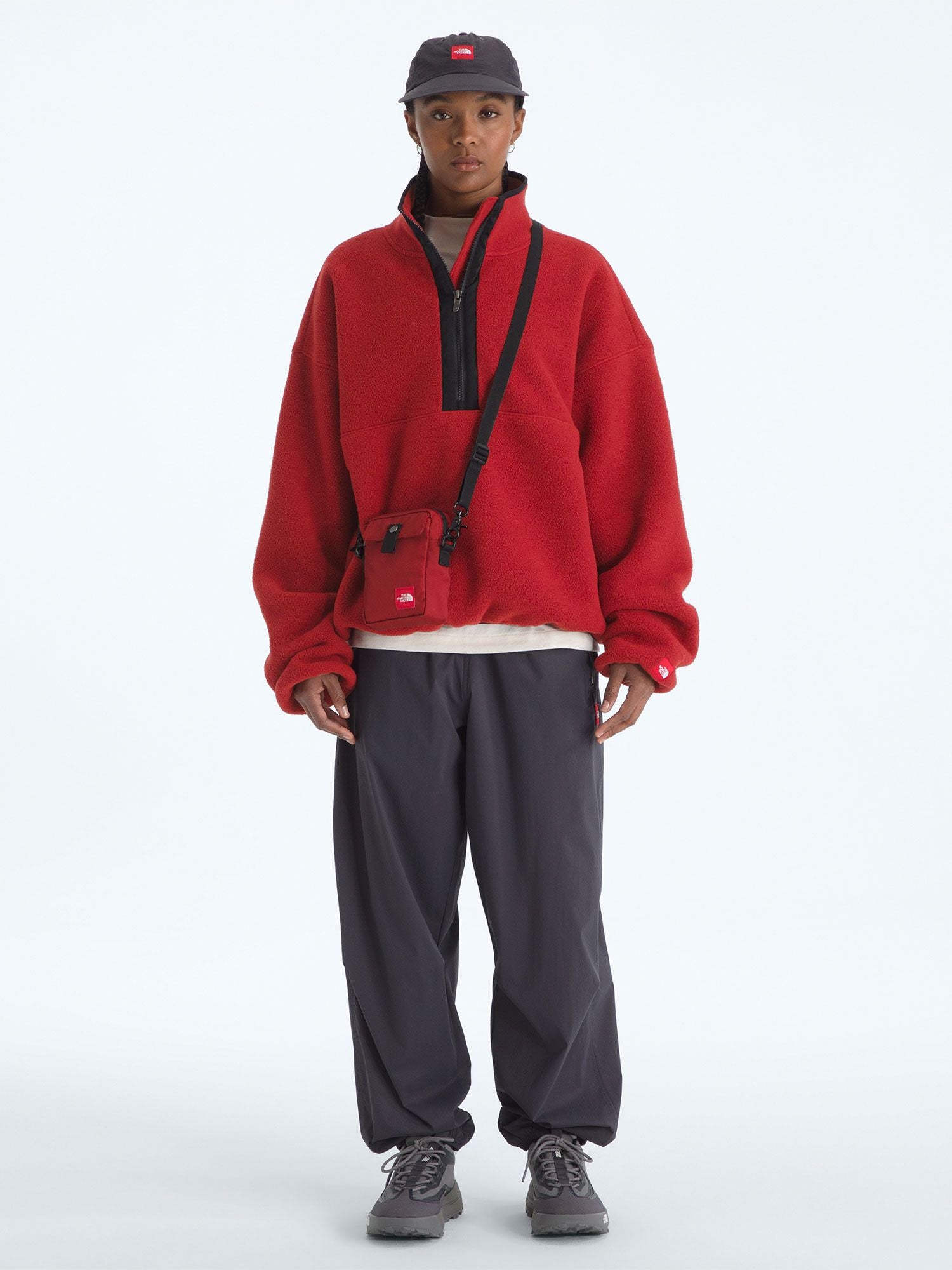 Red Box 1/2 Zip Fleece (Unisex)