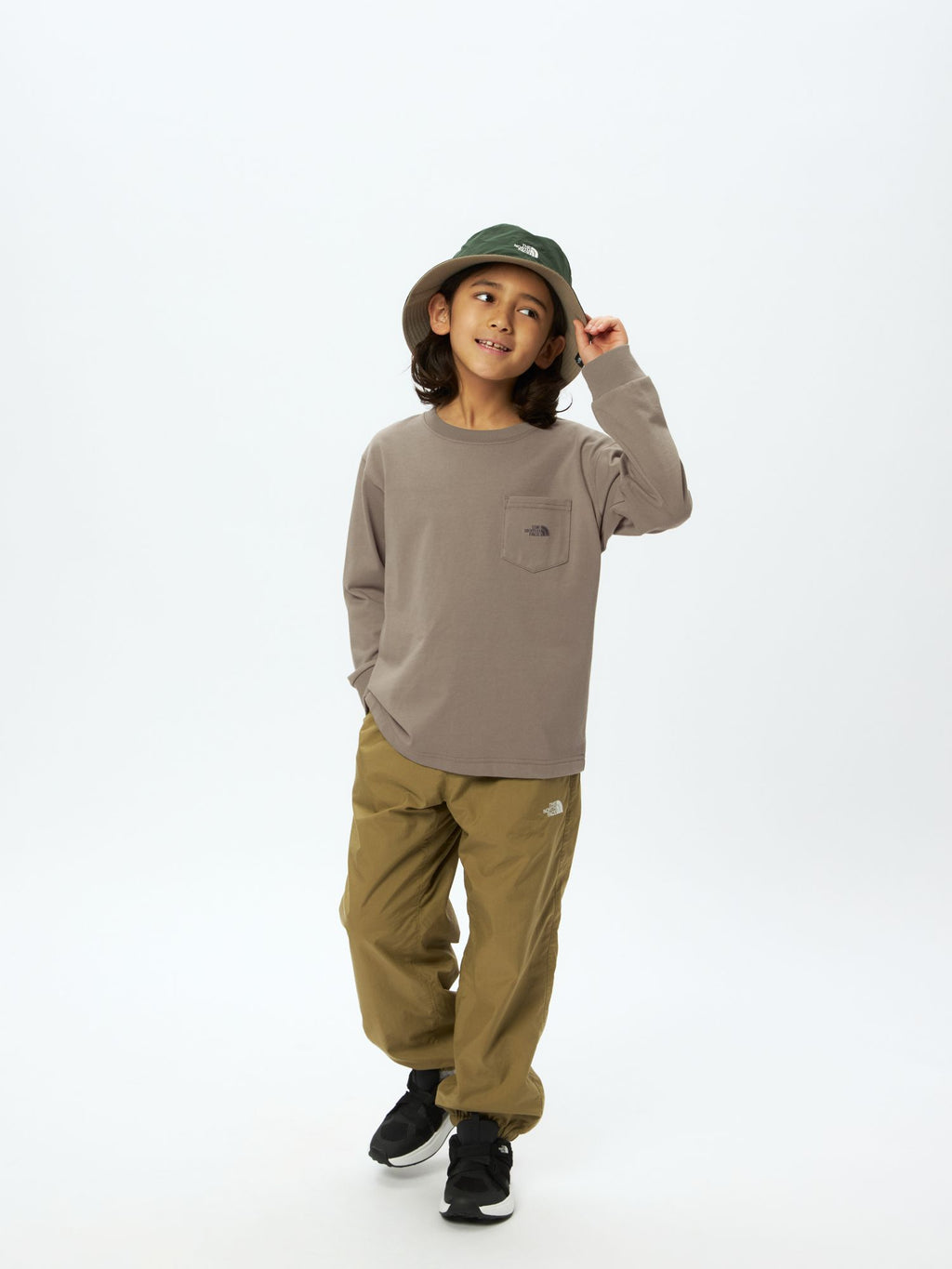 Long Sleeve Pocket Logo Tee (Kids)