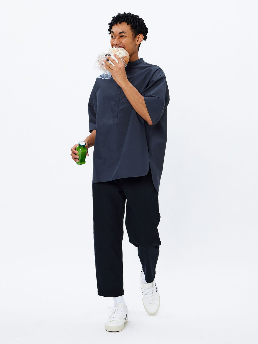 Half Sleeve Broad Band Color Shirt (Unisex)