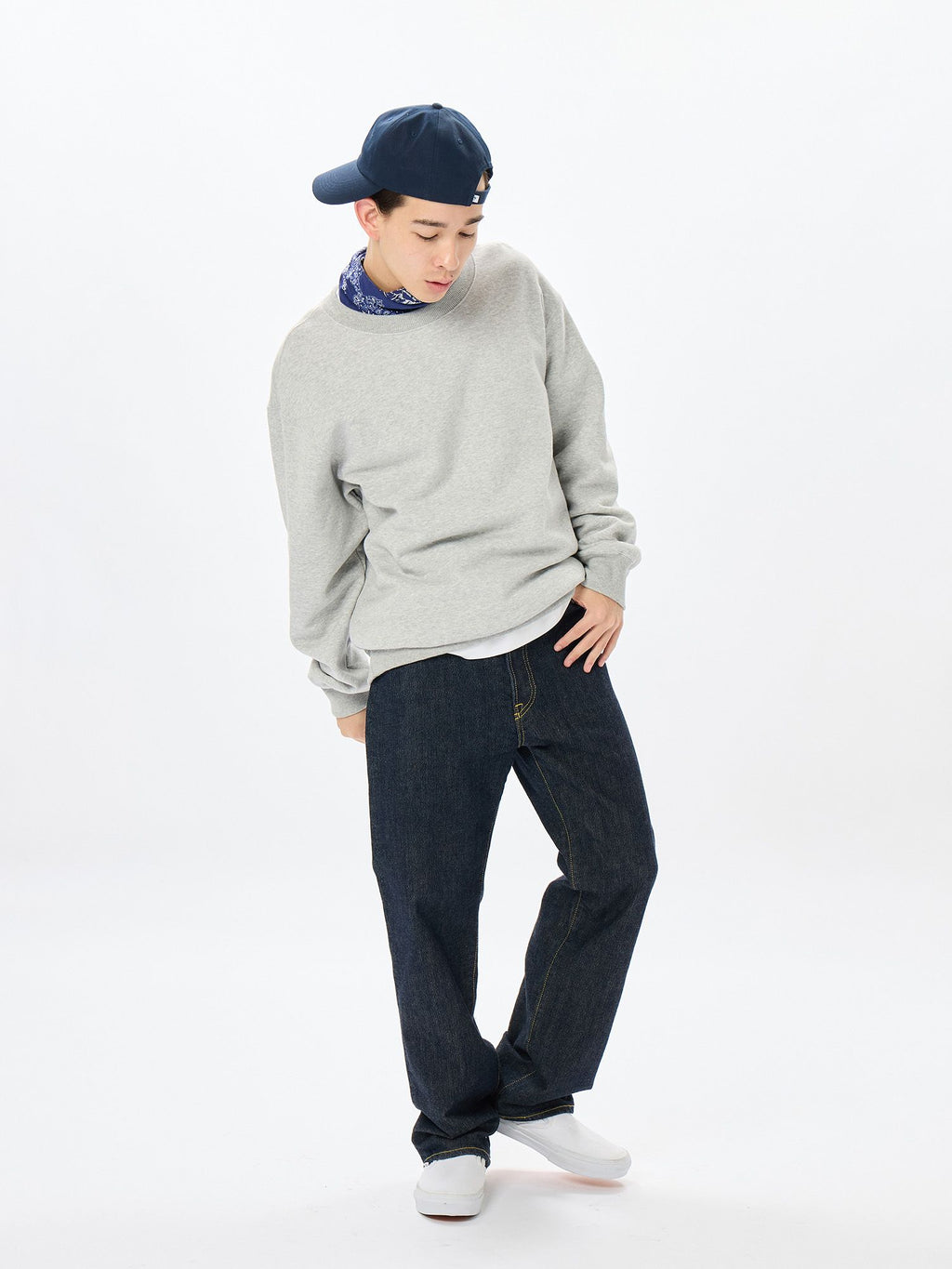 Baritone / Heavy Warm Sweat Long Sleeve Crew (Unisex)