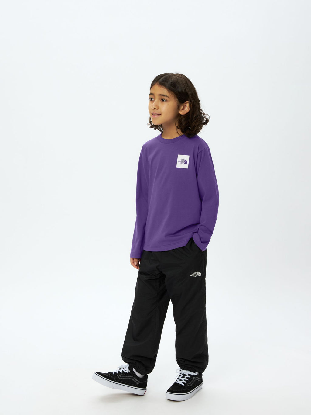 Long Sleeve Small Square Logo Tee (Kids)