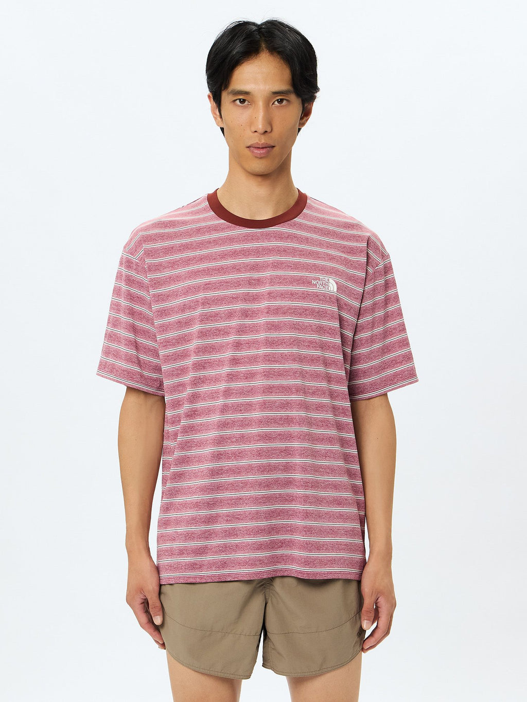 Short Sleeve Free Run Border Crew (Unisex)