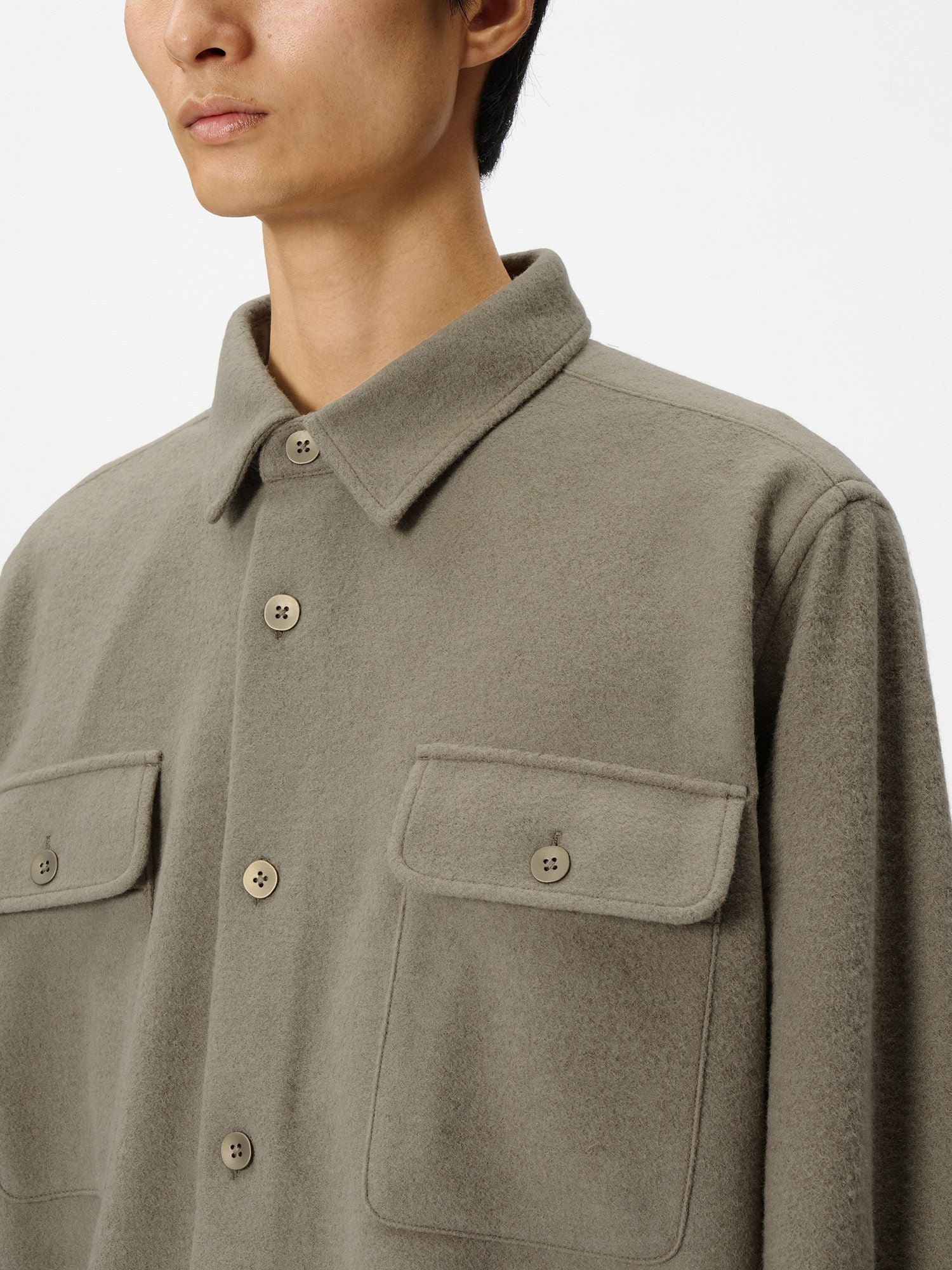 Wool Jersey Coptis Shirt (Unisex)