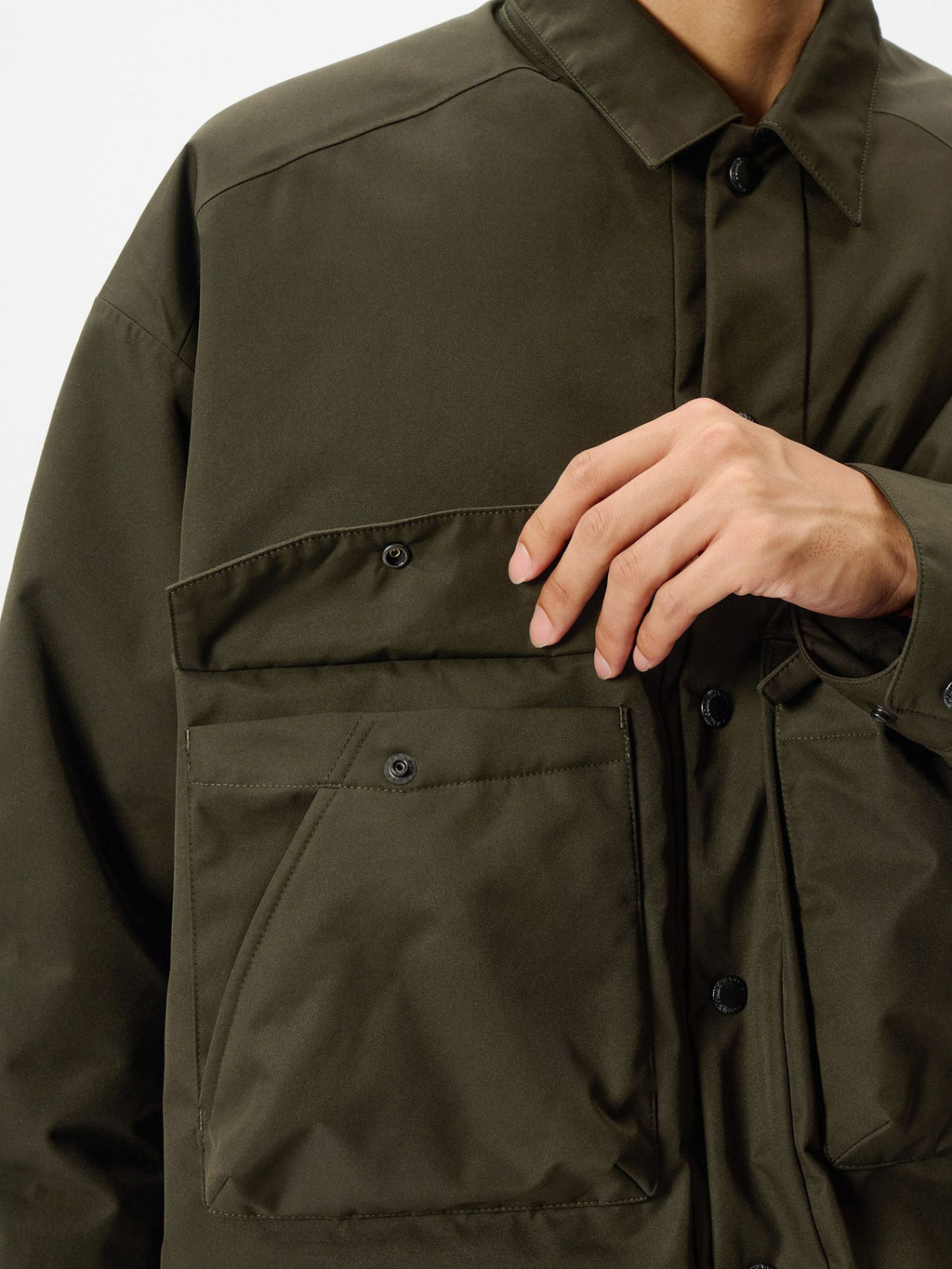 COMME des GARCONS HOMME x Goldwin Windstopper 3-Dimensional Down Shirt (Men's)