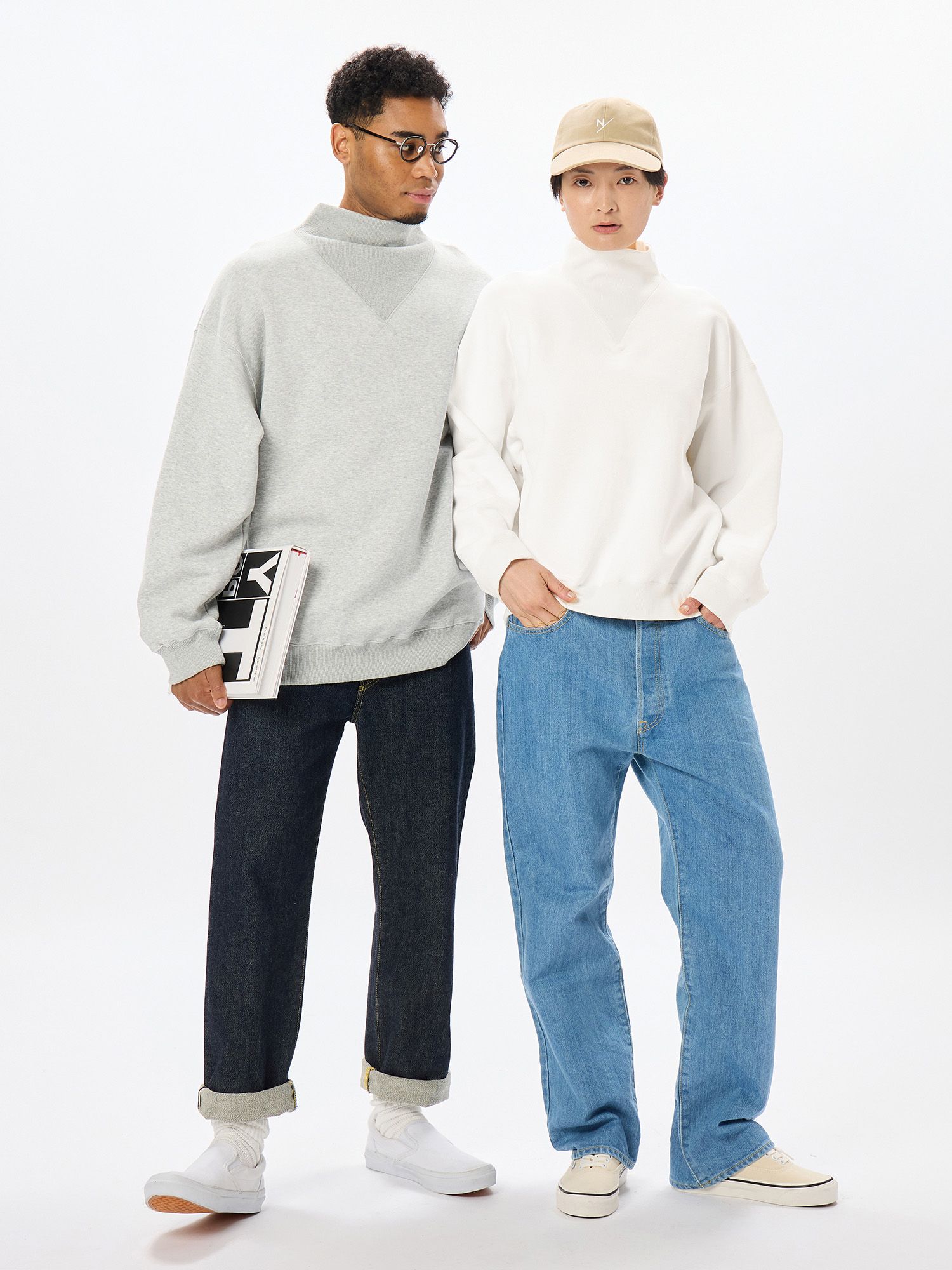 Baritone / Heavy Warm Sweat Mock Neck (Unisex)