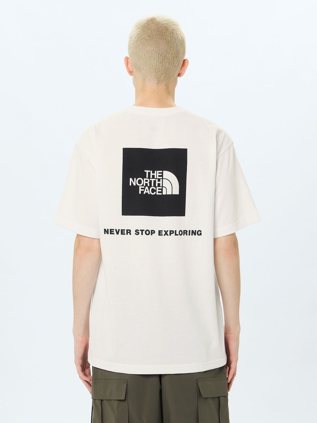 Short Sleeve Back Square Logo Tee (Men's)