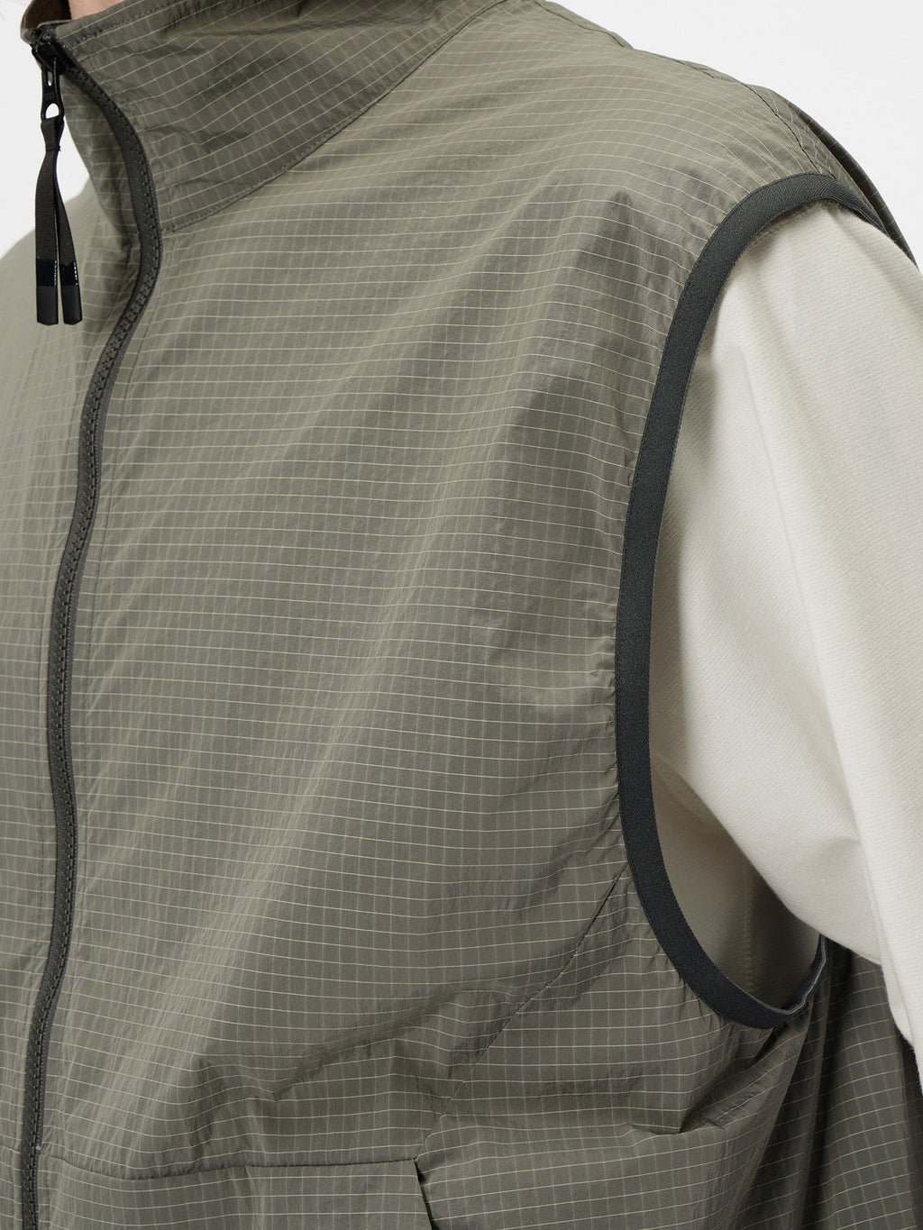 Dope Dyed Ripstop Wind Vest (Unisex)