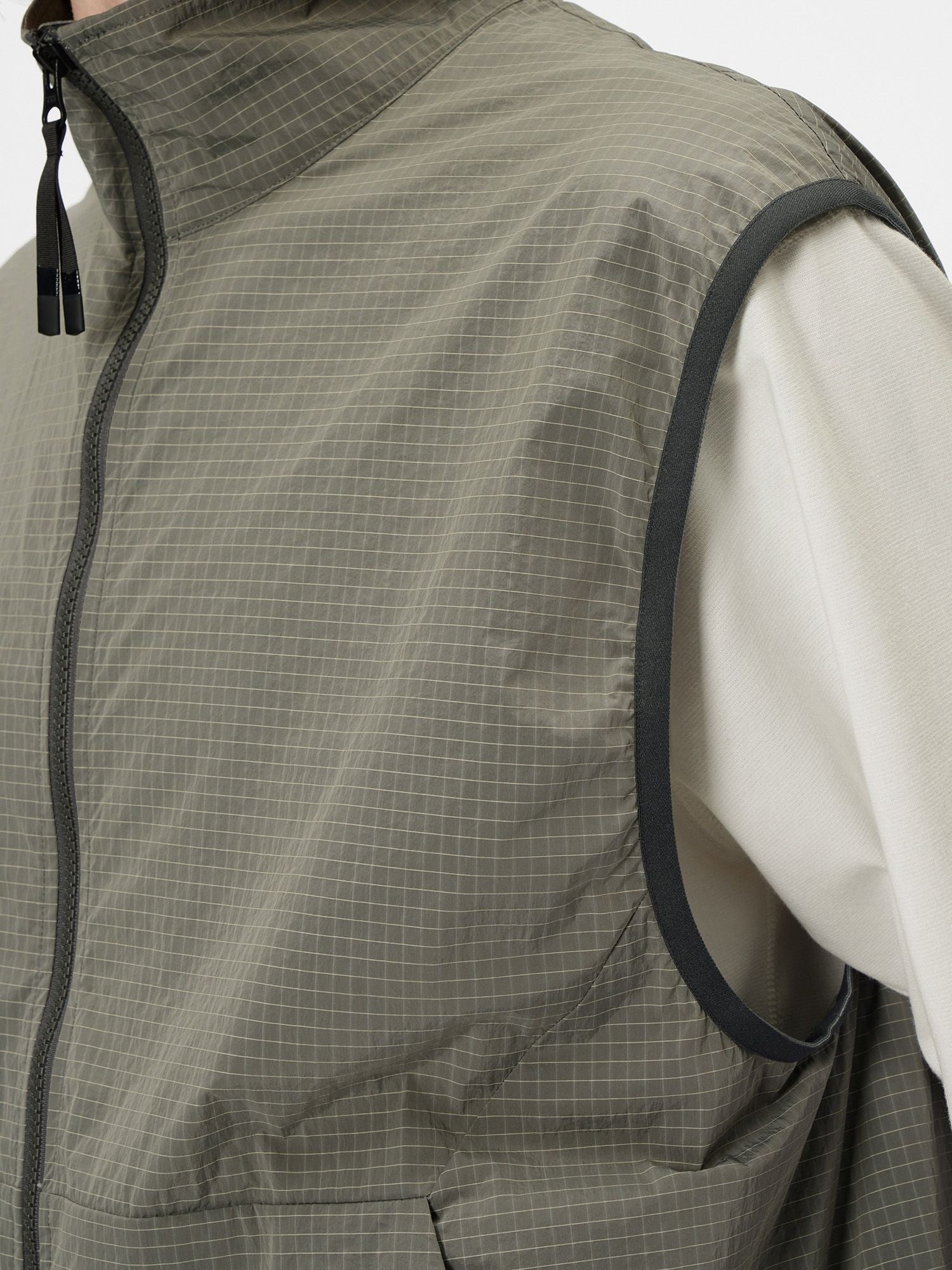 Dope Dyed Ripstop Wind Vest (Unisex)