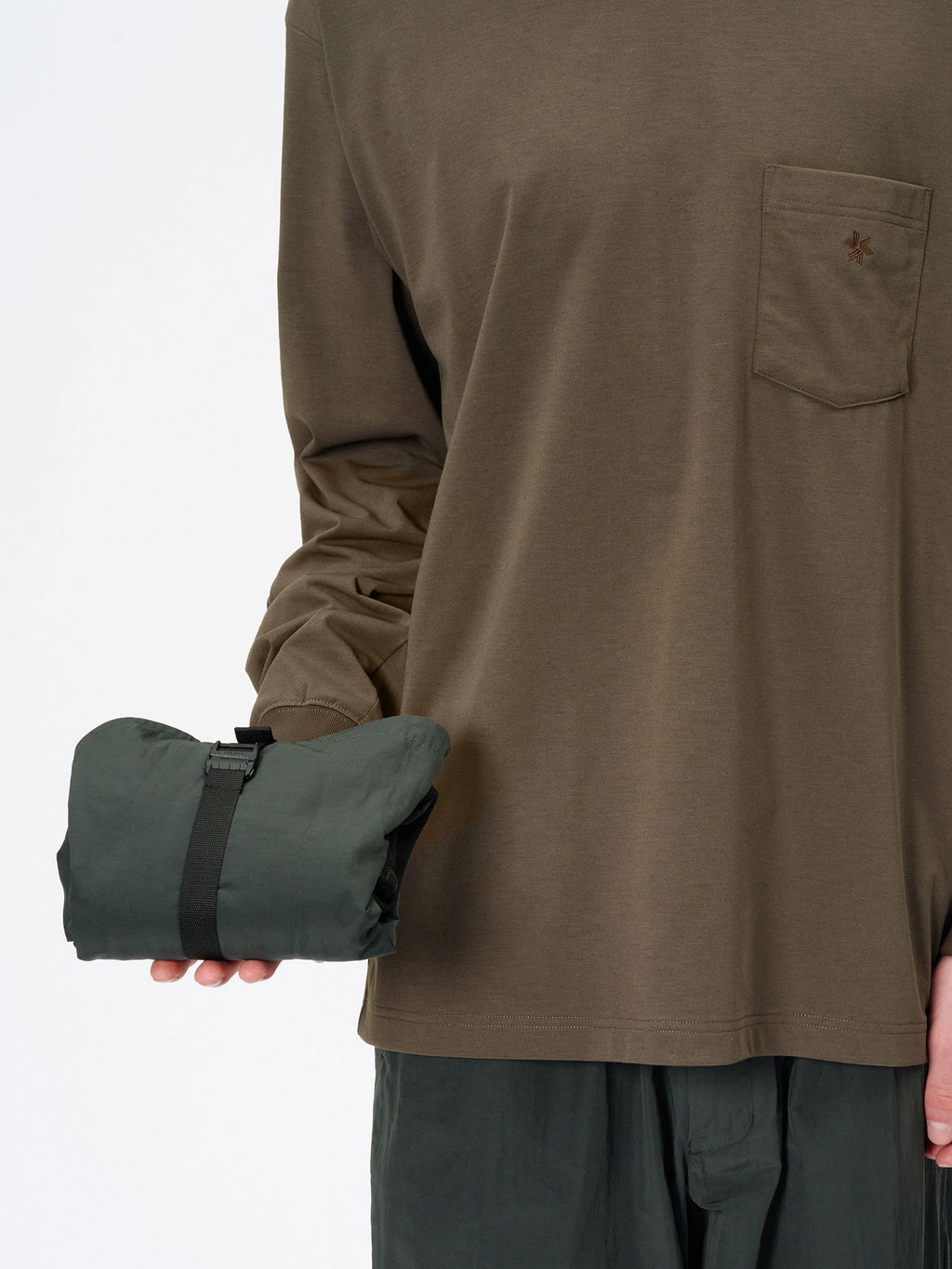 Relaxed Nylon Two-Button Jacket (Unisex)