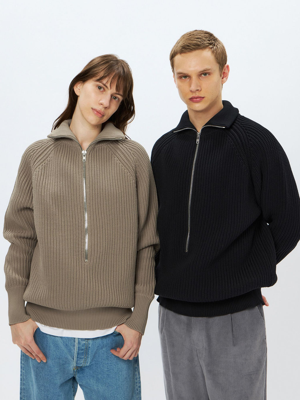 Karaminza/ Low Gauge Half Zip (Unisex)