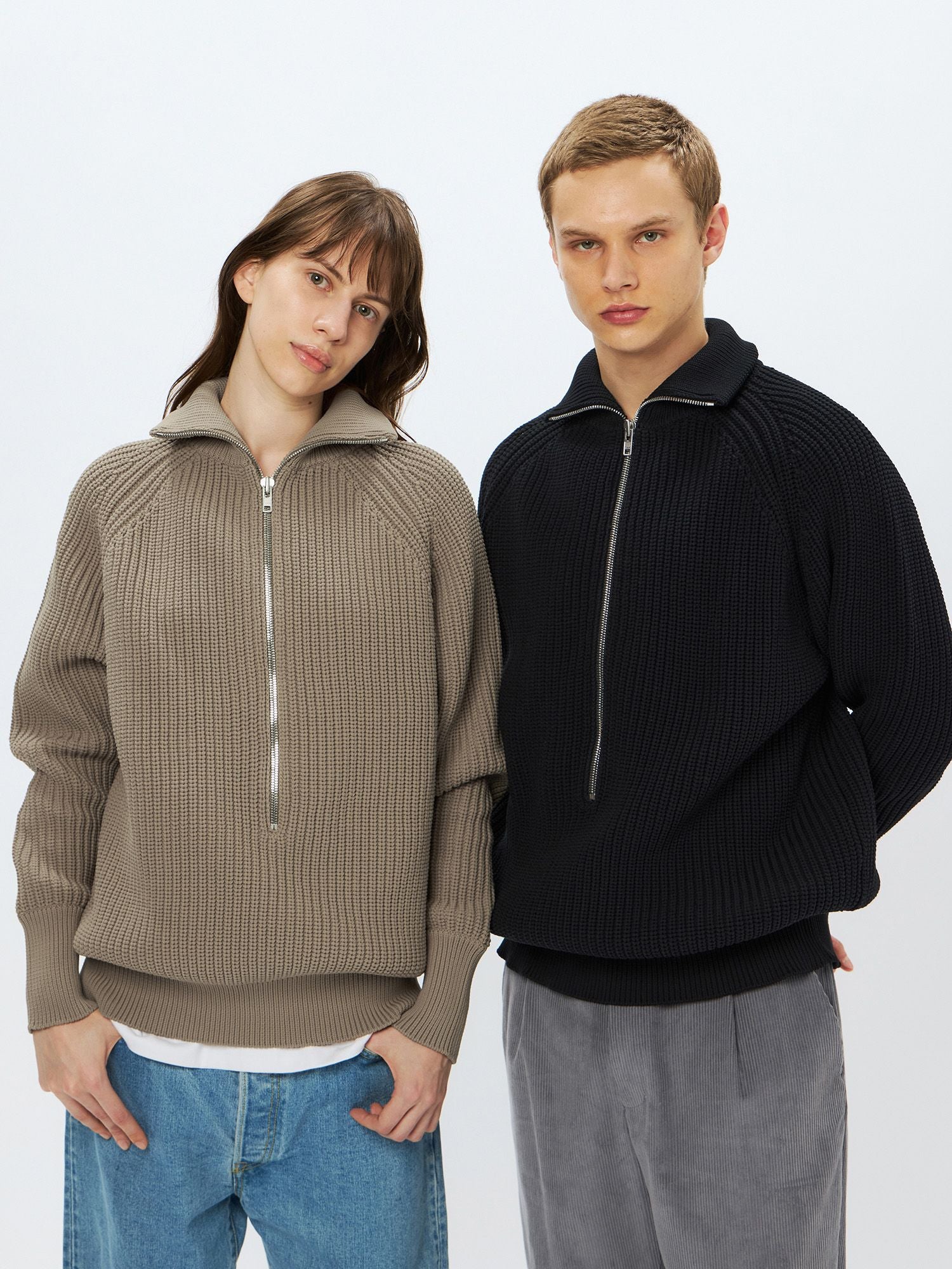Karaminza/ Low Gauge Half Zip (Unisex)