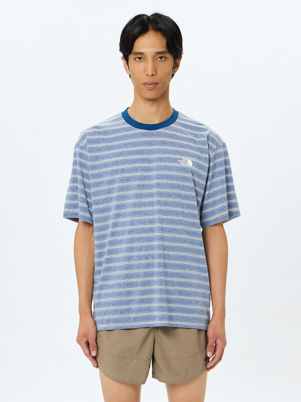 Short Sleeve Free Run Border Crew (Unisex)