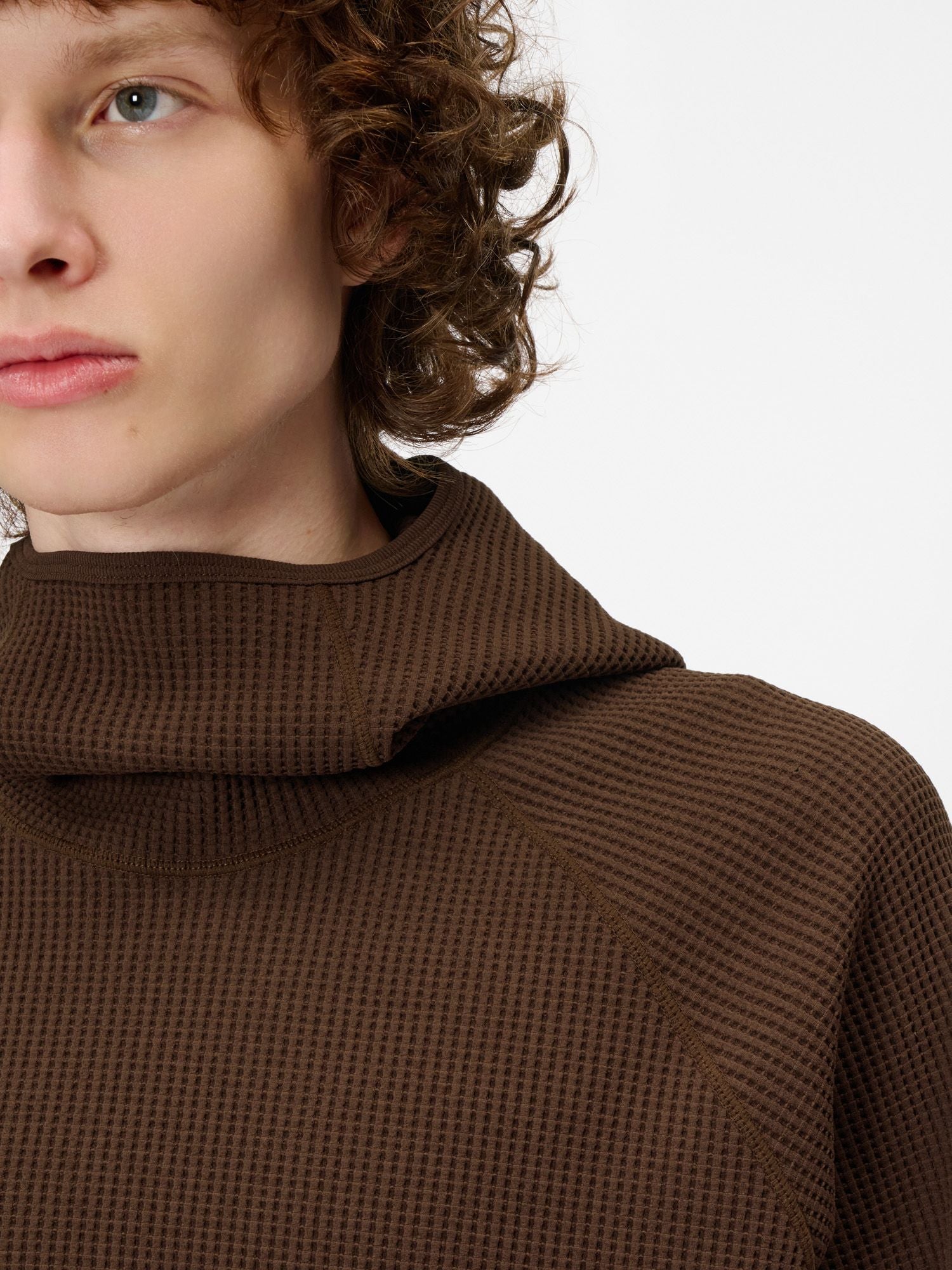 Waffle Light Long Sleeve Hoodie (Unisex)