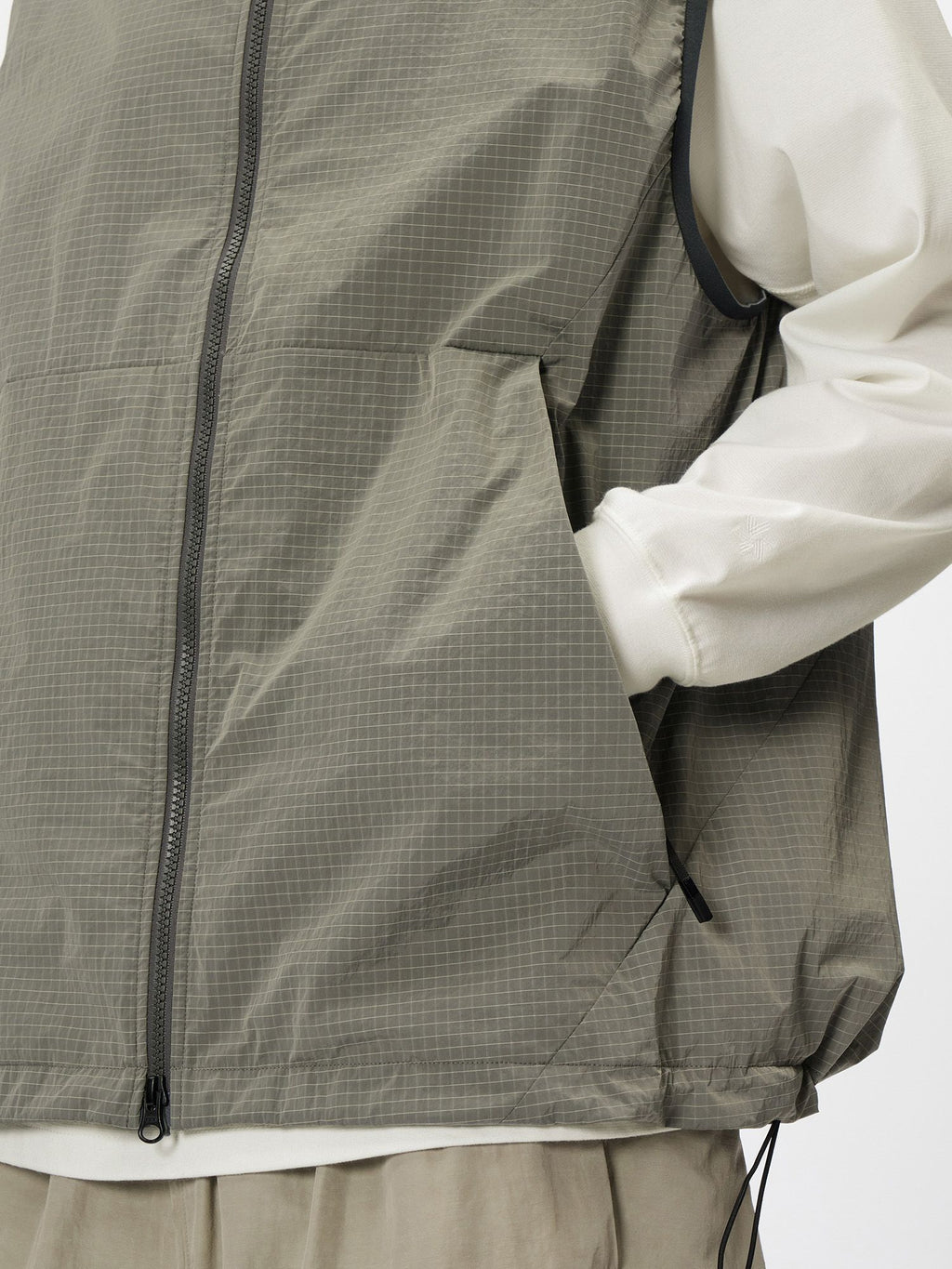 Dope Dyed Ripstop Wind Vest (Unisex)