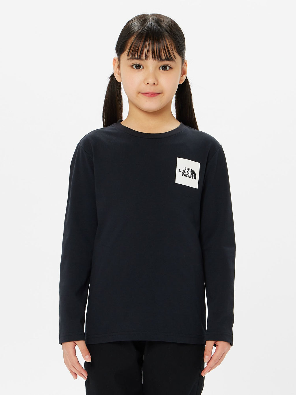 Long Sleeve Small Square Logo Tee (Kids)