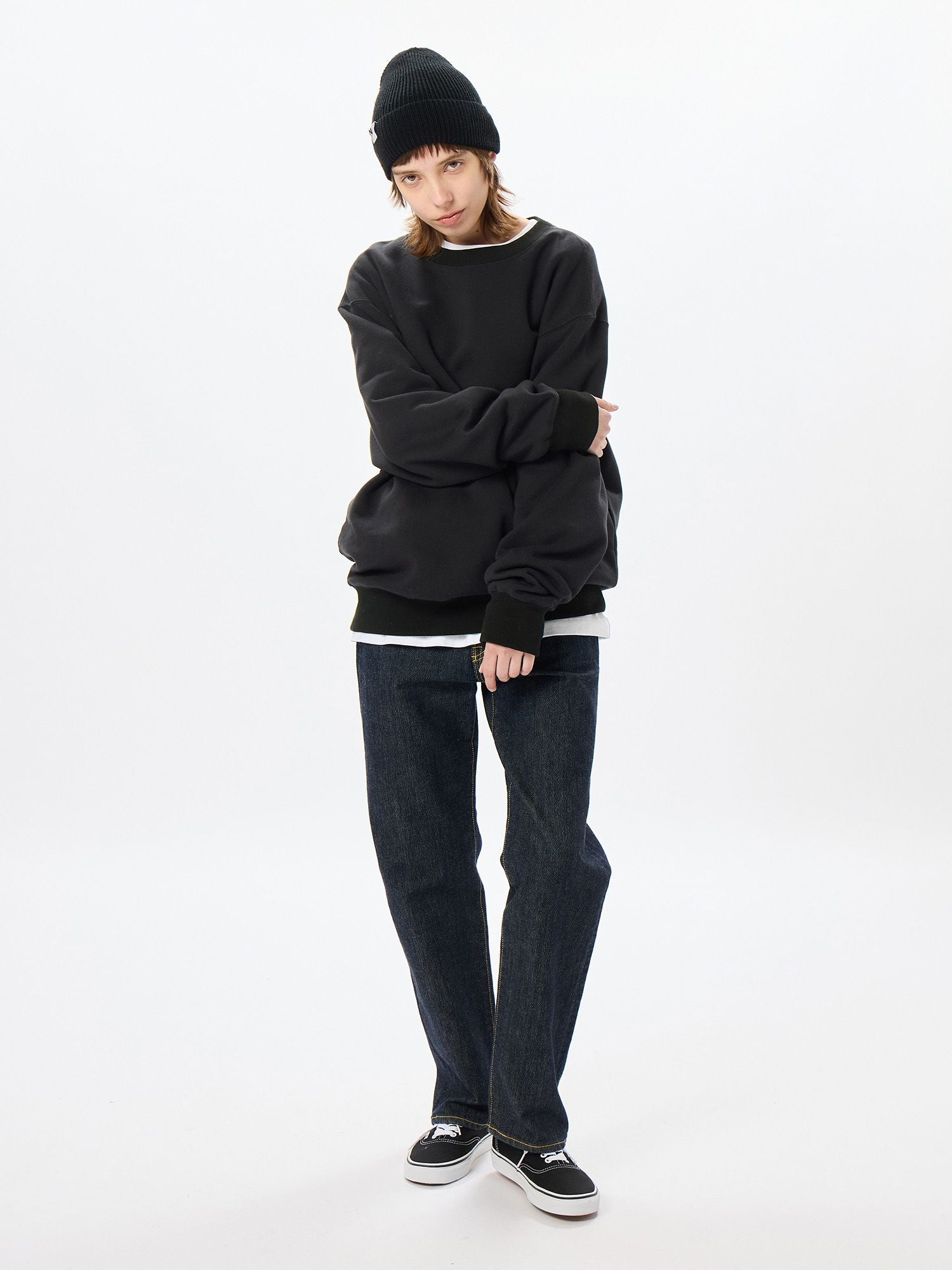 Baritone / Heavy Warm Sweat Long Sleeve Crew (Unisex)