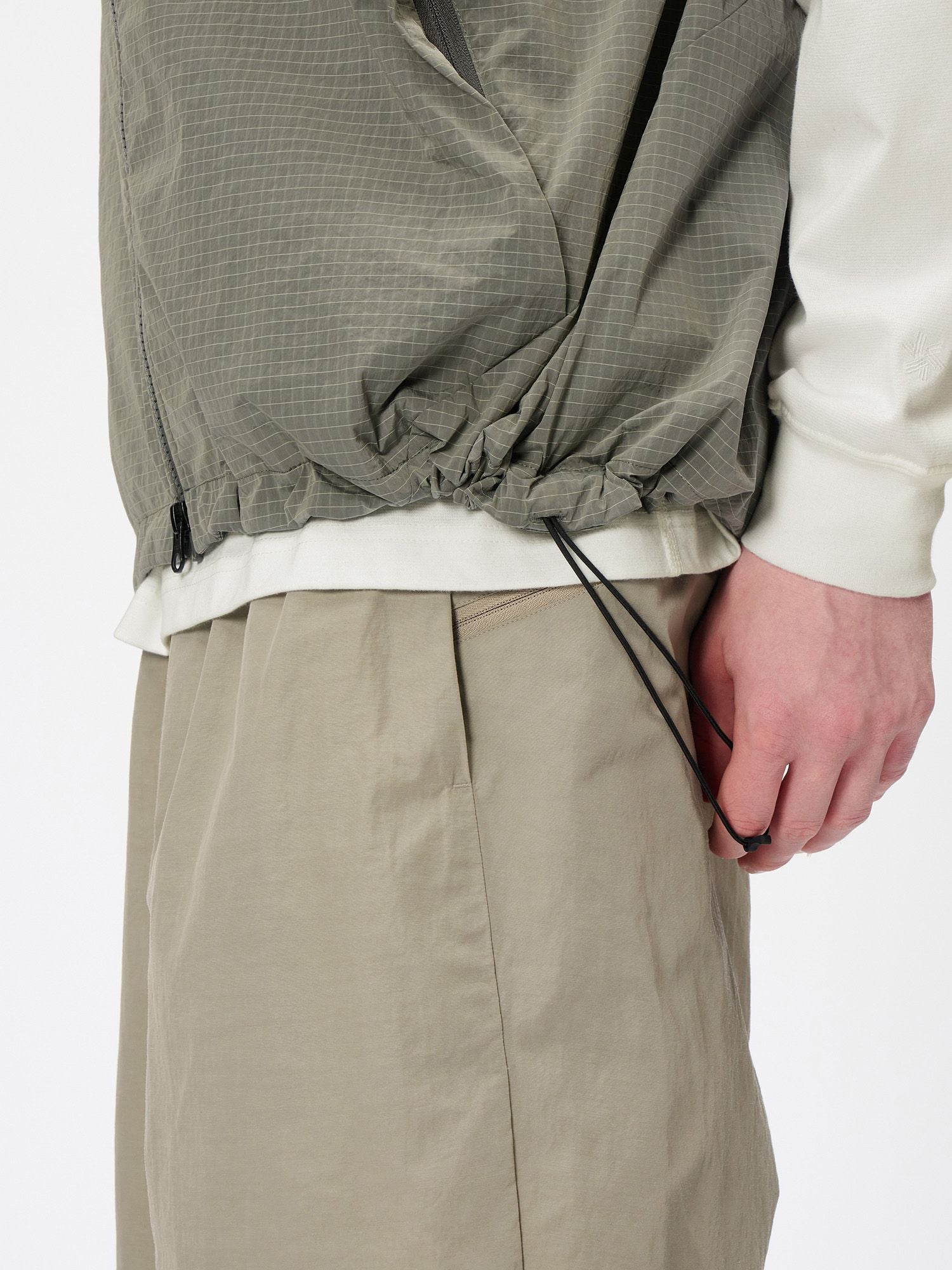 Dope Dyed Ripstop Wind Vest (Unisex)