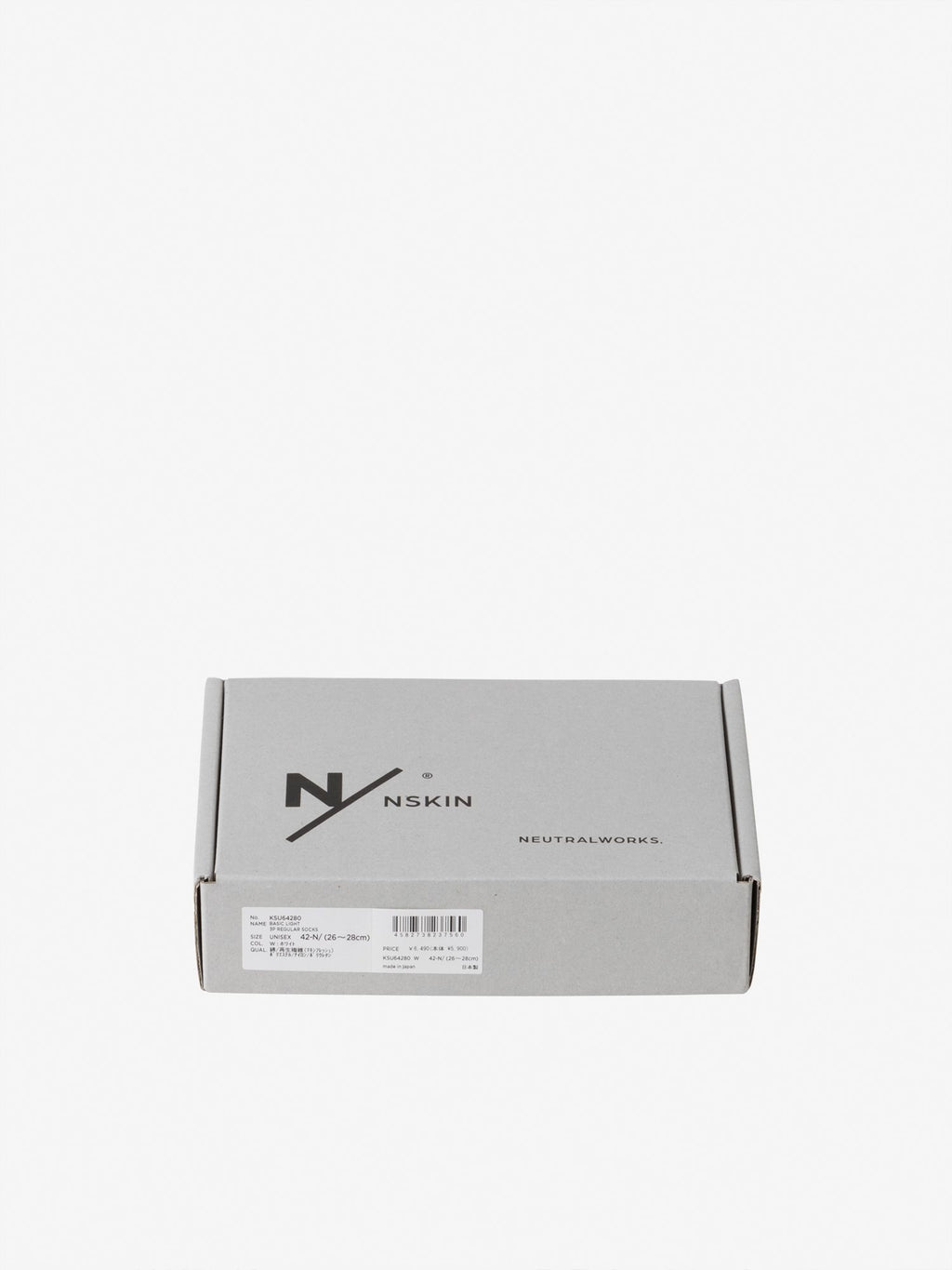 Basic Light Three Piece Regular Socks (Unisex)