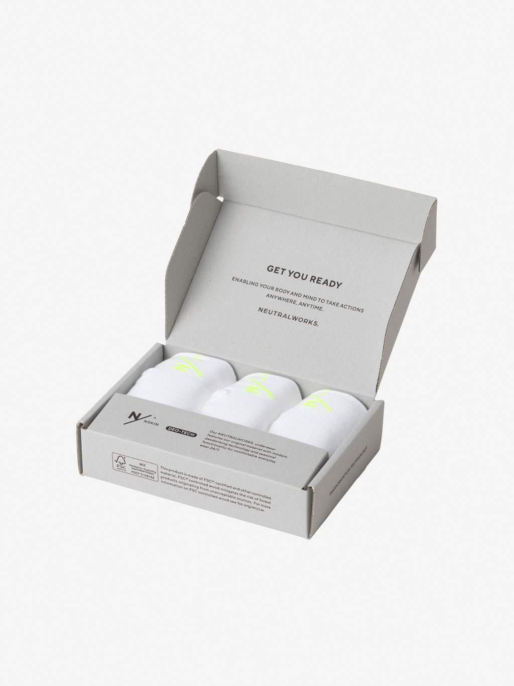 Basic Light Three Piece Regular Socks (Unisex)