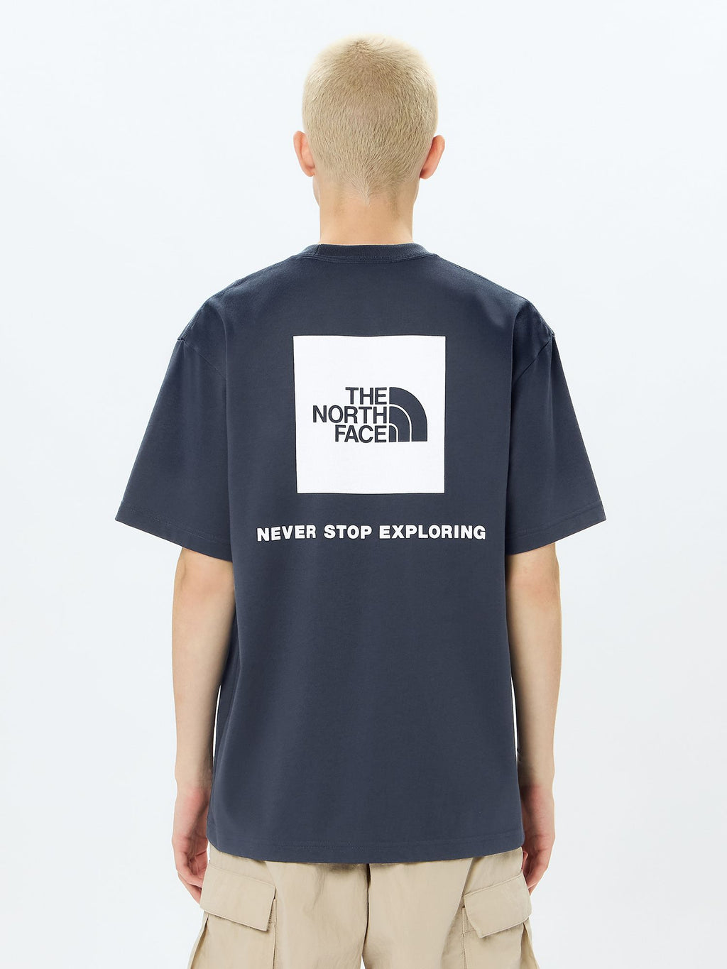 Short Sleeve Back Square Logo Tee (Men's)