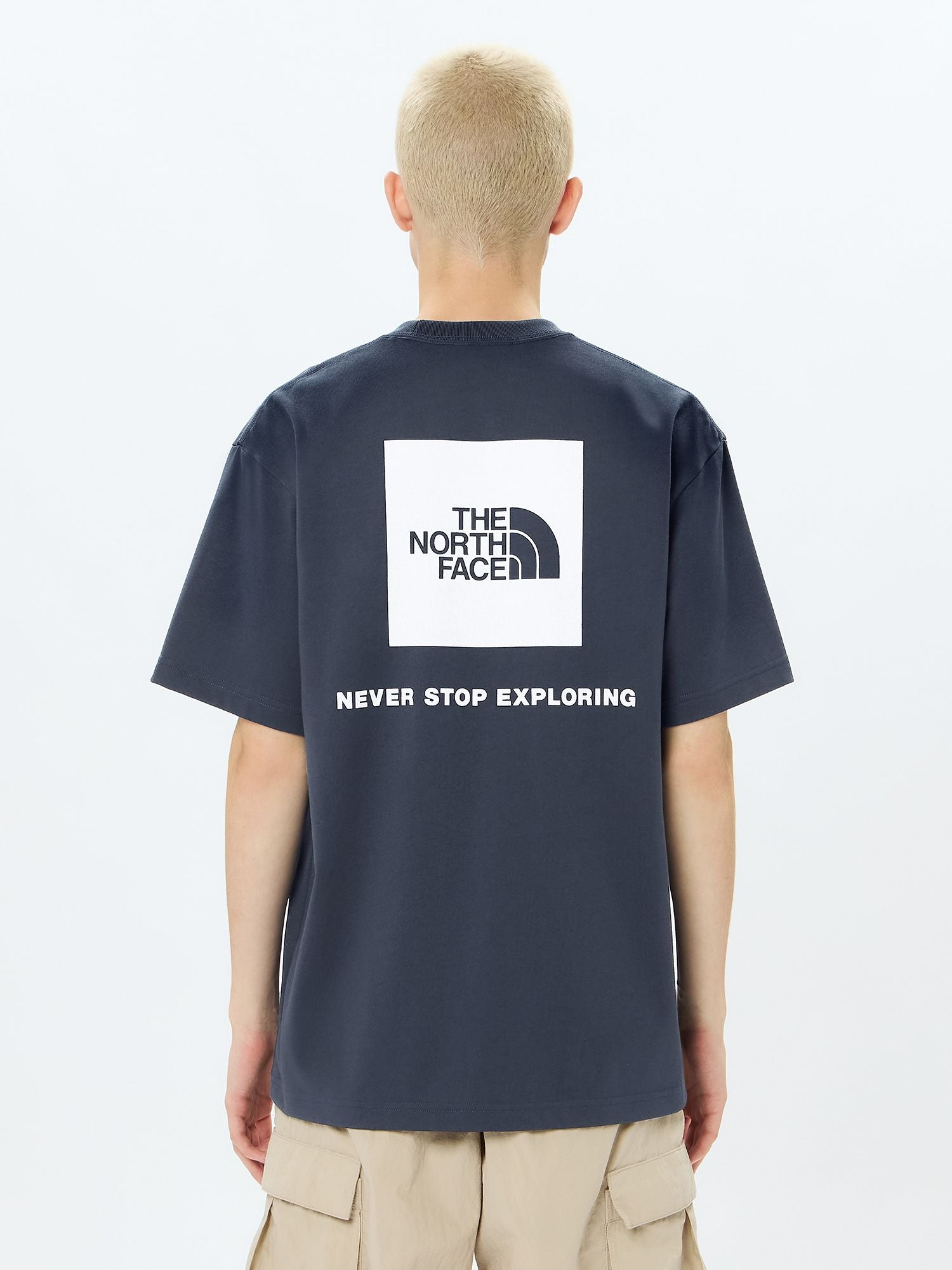 Short Sleeve Back Square Logo Tee (Men's)