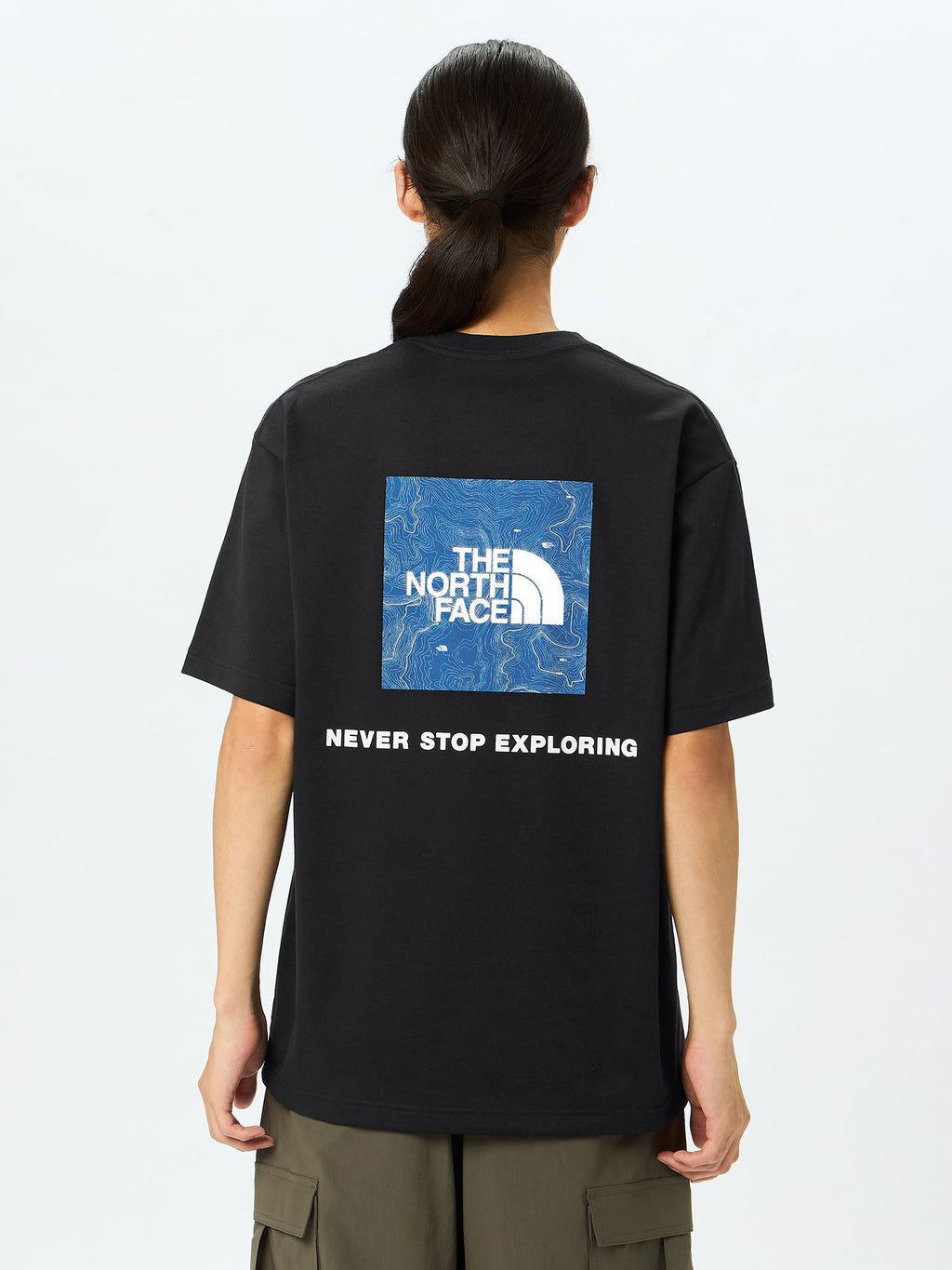 Short Sleeve Back Square Traverse Logo Tee (Men's)