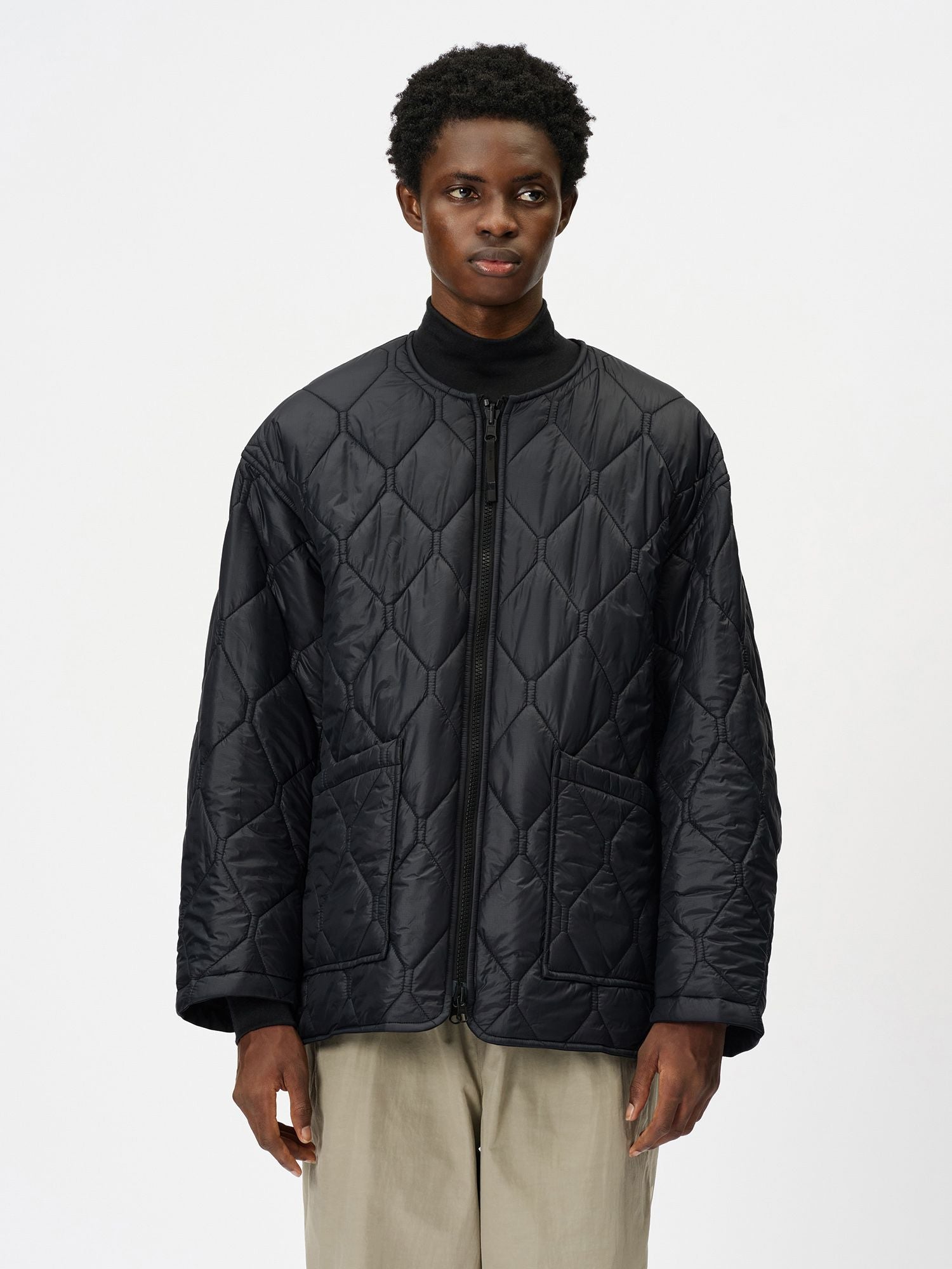 Reversible Quilted Puffy Jacket (Unisex)