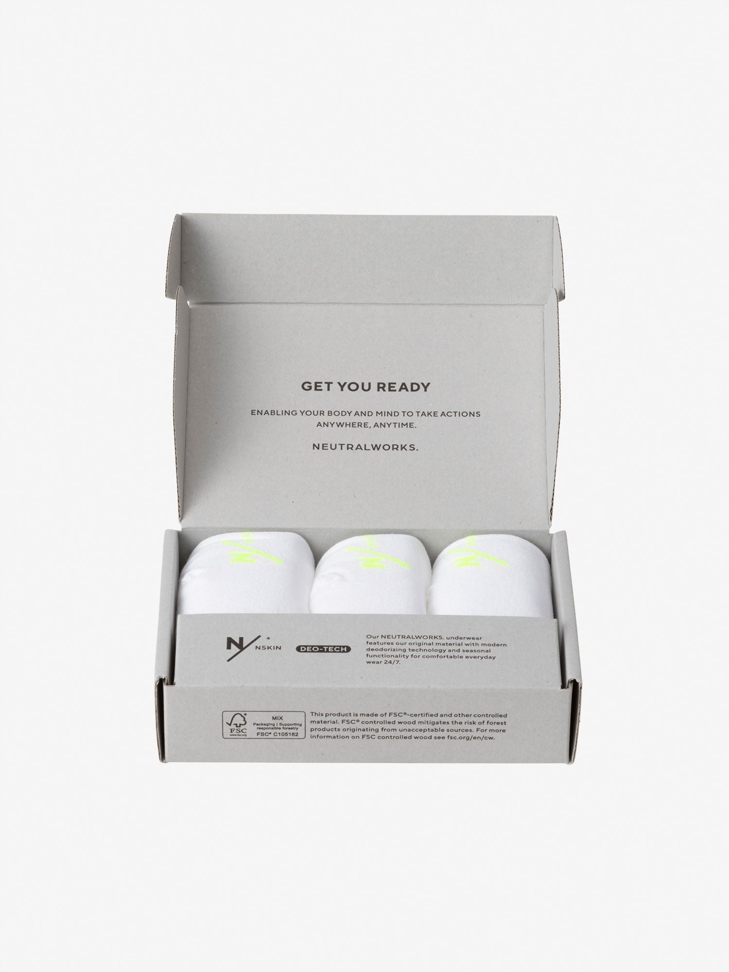 Basic Light Three Piece Regular Socks (Unisex)