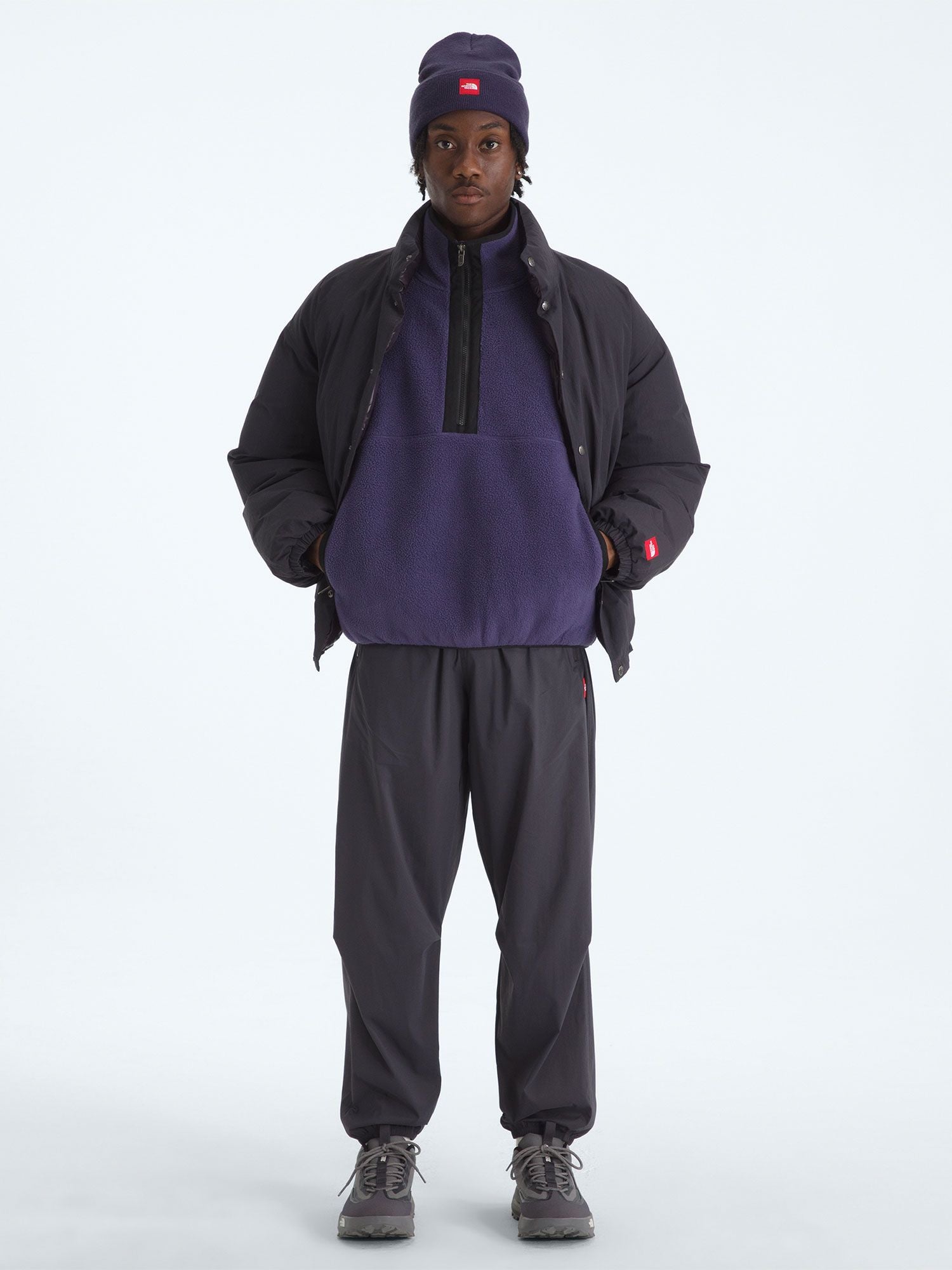 Red Box 1/2 Zip Fleece (Unisex)