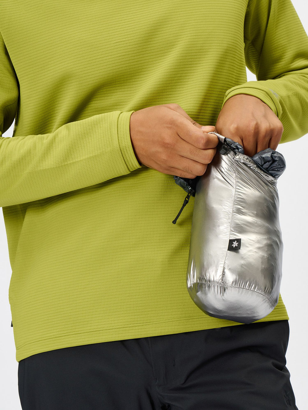 1000 Fill Power Spattering Hooded Down Jacket (Unisex)