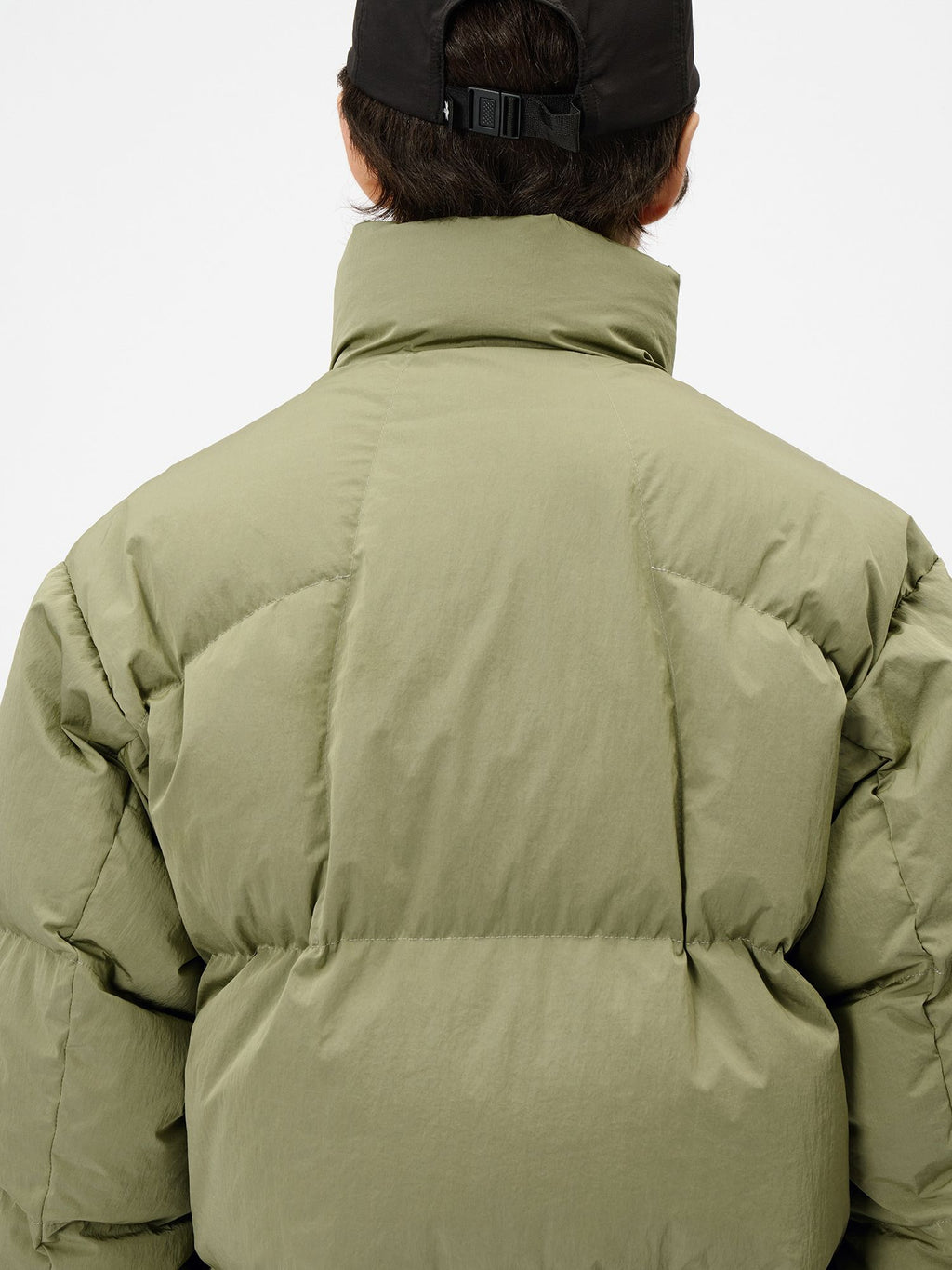 Dope Dyed Ripple Nylon Down Jacket (Ladies)