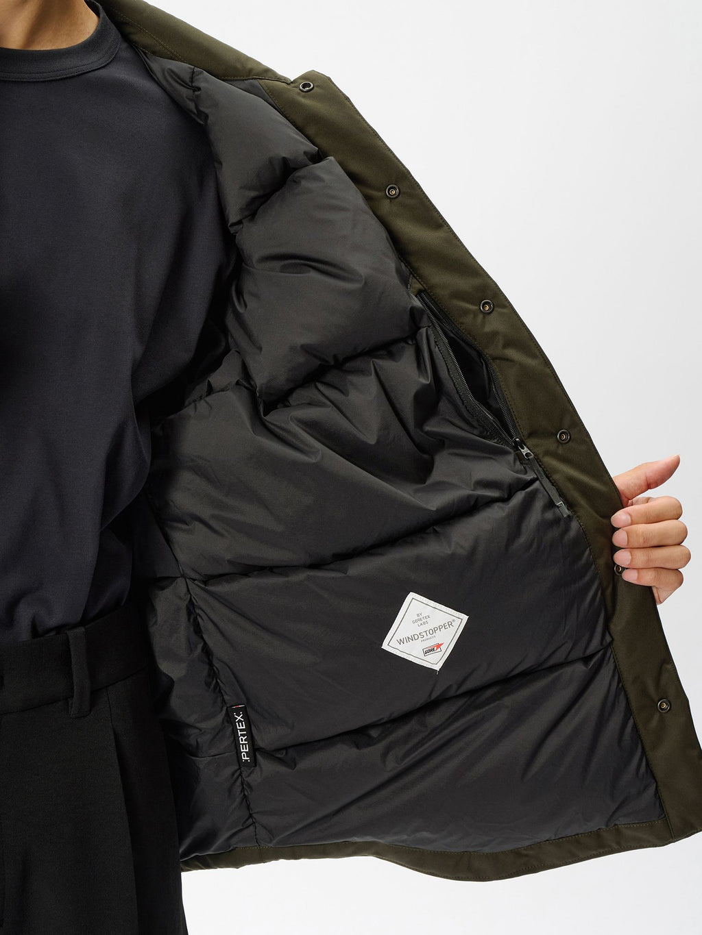 COMME des GARCONS HOMME x Goldwin Windstopper 3-Dimensional Down Shirt (Men's)