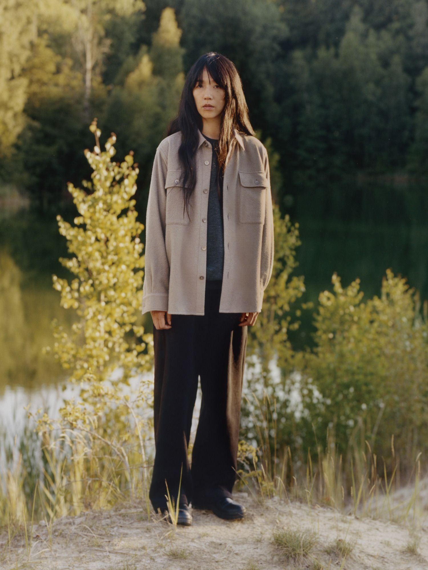 Wool Jersey Coptis Shirt (Unisex)