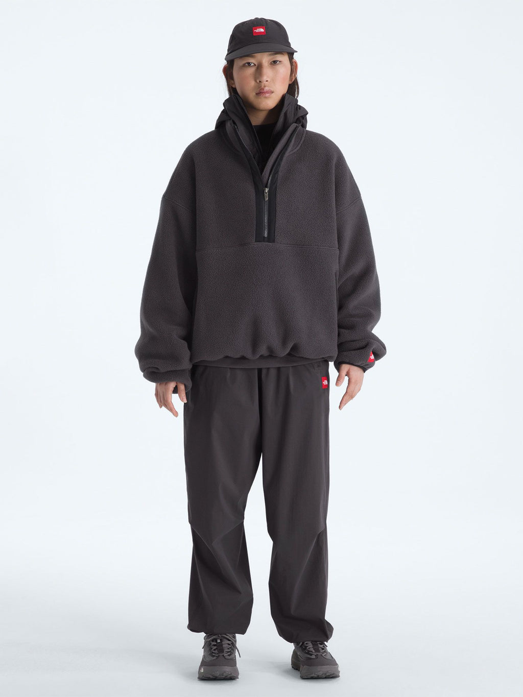 Red Box 1/2 Zip Fleece (Unisex)