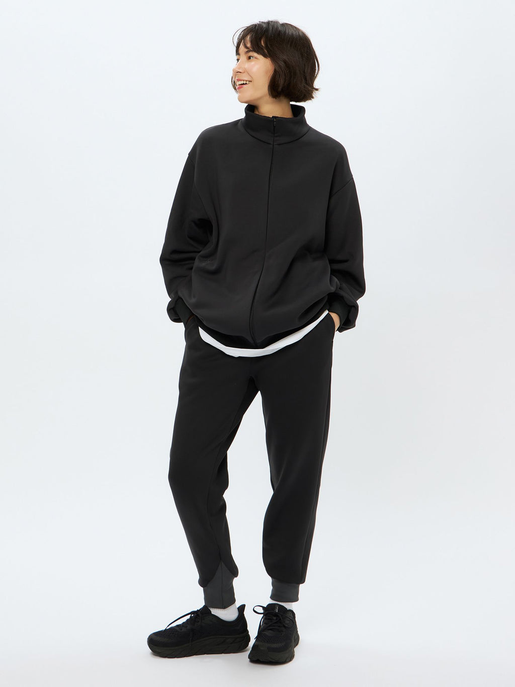 Piraeus / Stretch Fleece Stand Zip (Unisex)