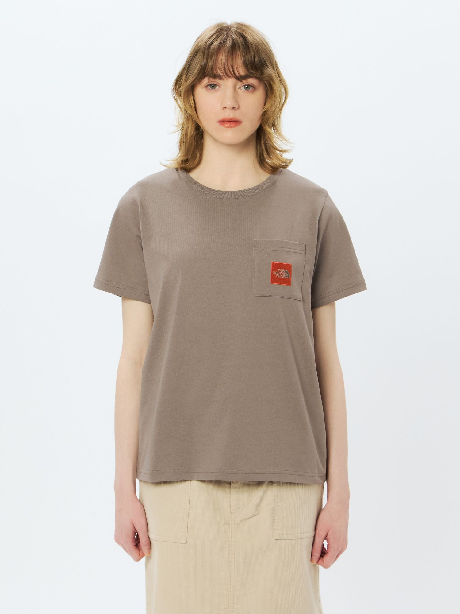 Short Sleeve Square Logo Pocket Tee (Women's)