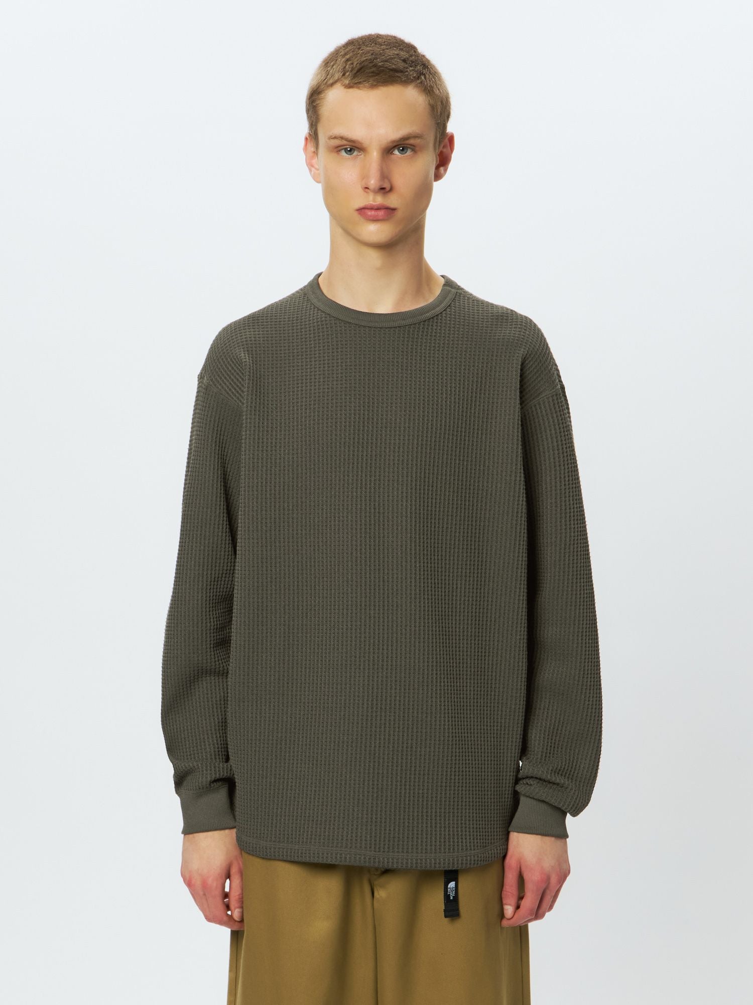 Long Sleeve Warm Waffle Crew (Unisex)