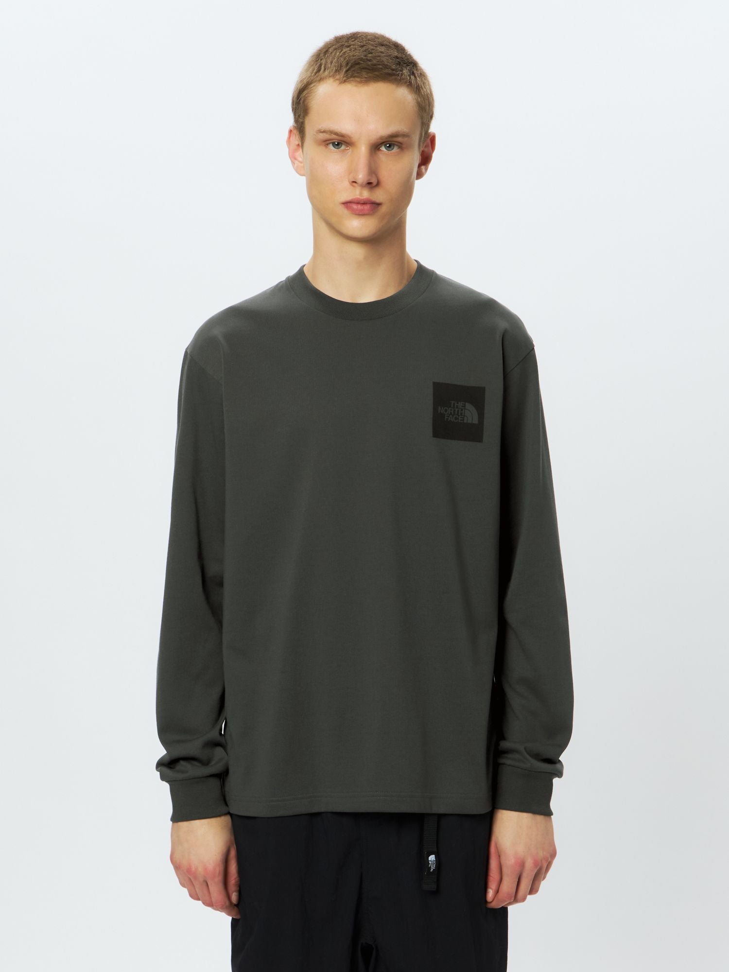 Long Sleeve Square Logo Tee (Unisex)